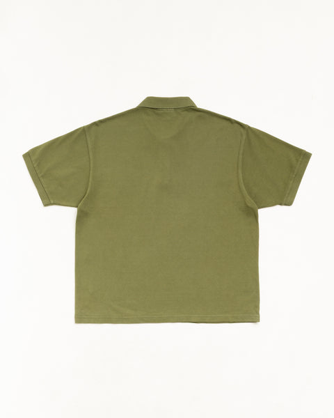Classic Pique Polo Unisex Short Sleeve In Green
