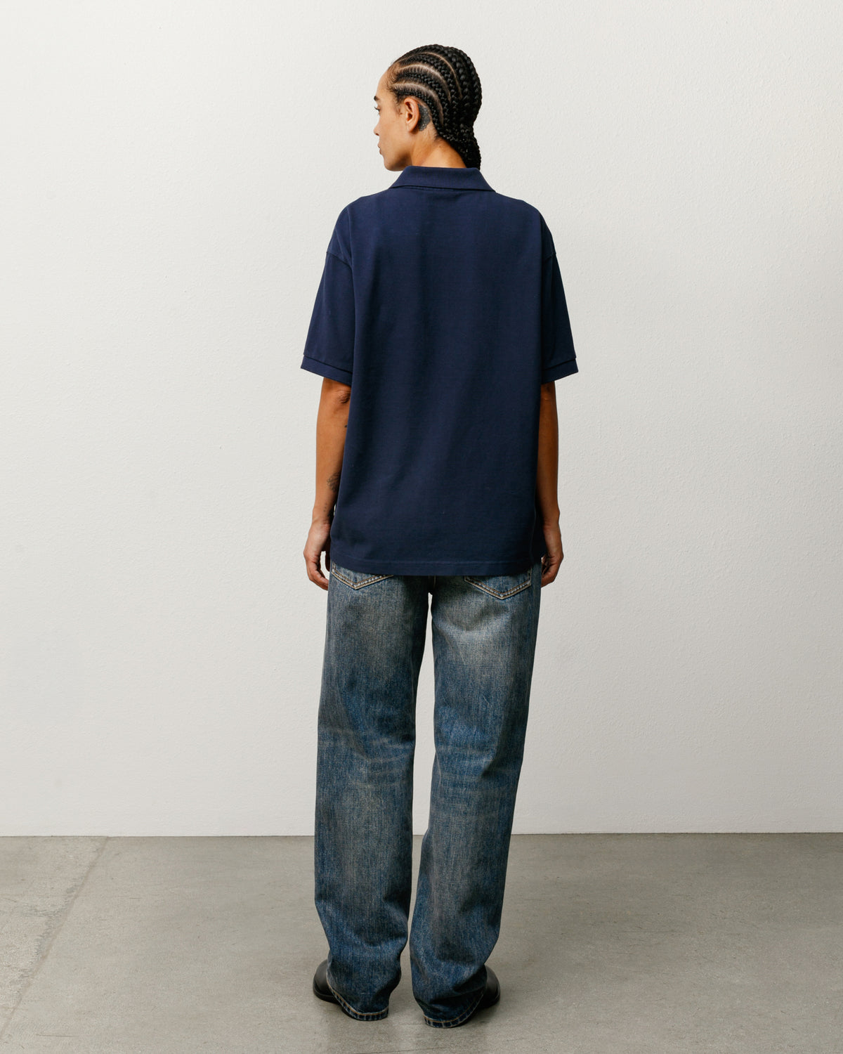 Classic Pique Polo – Navy | Tops & Knits | Stüssy Japan