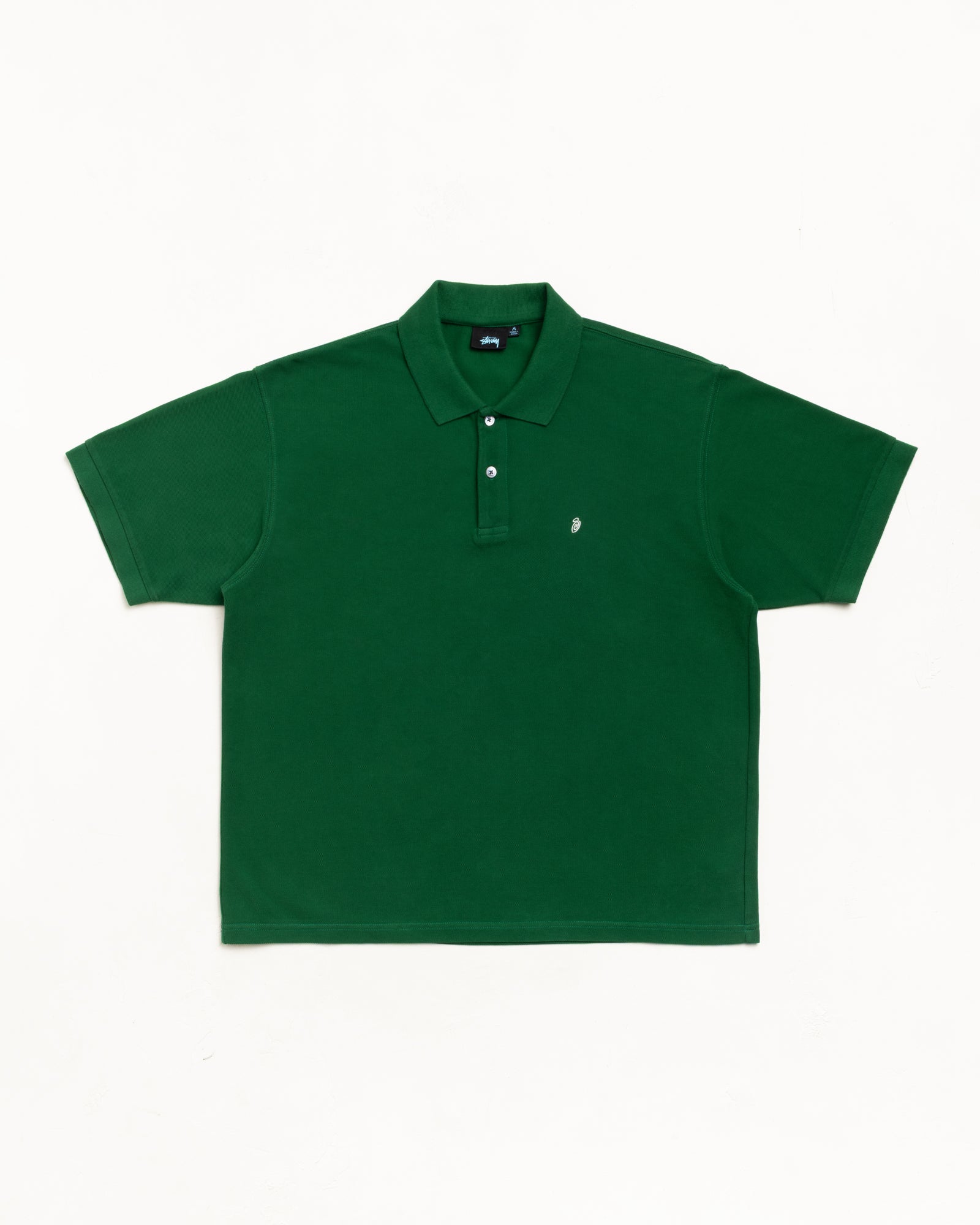 Classic Pique Polo - Pine | Tops & Knits | Stüssy Japan