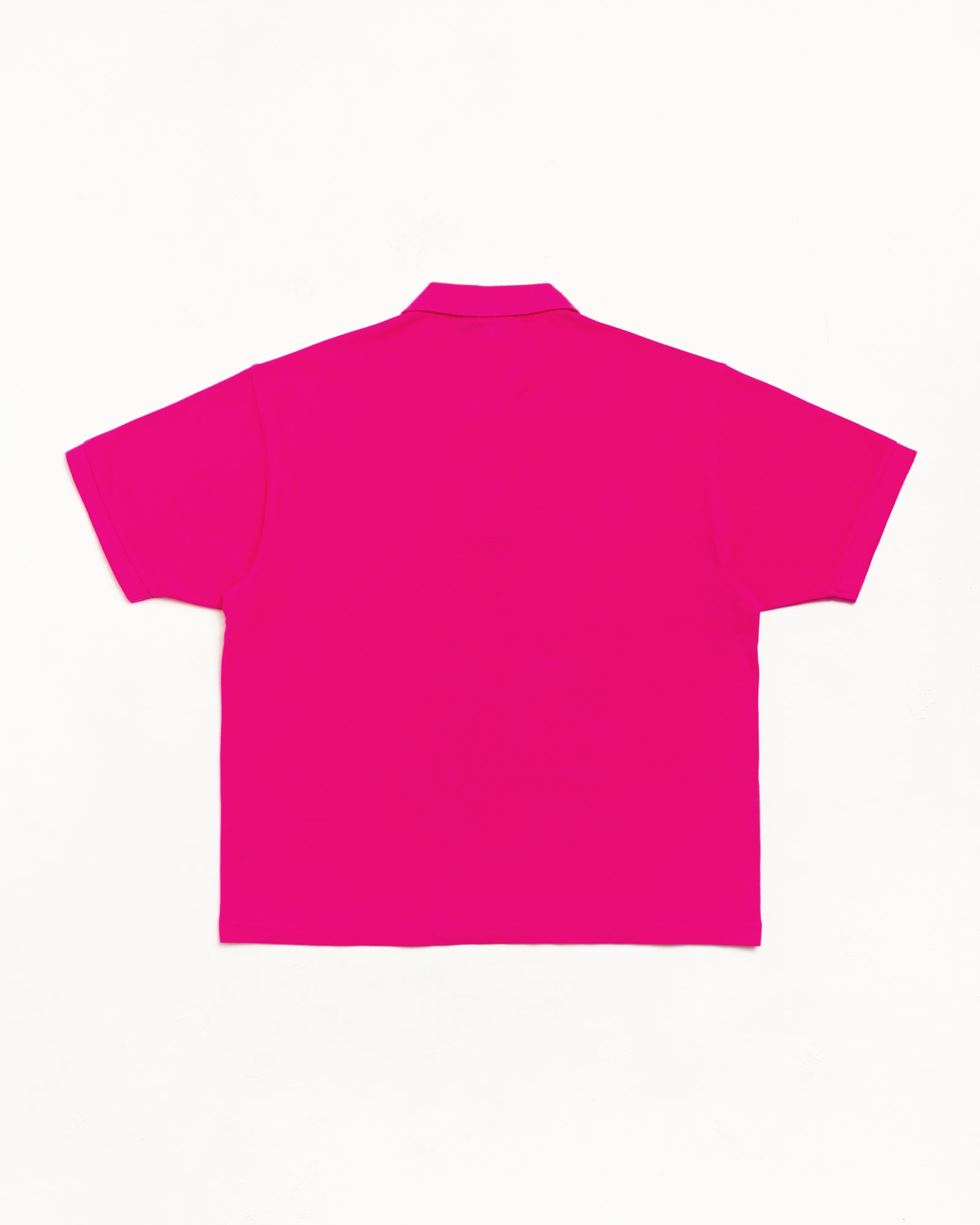 Classic Pique Polo Unisex Short Sleeve In Pink