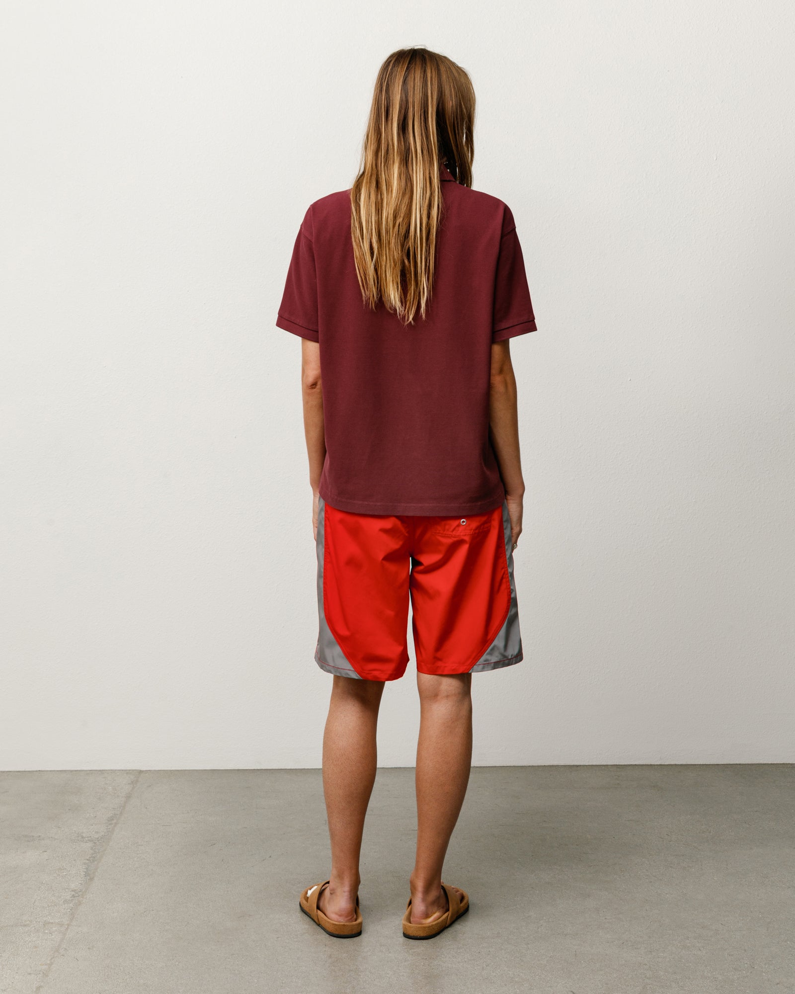 Classic Pique Polo Unisex Short Sleeve In Plum