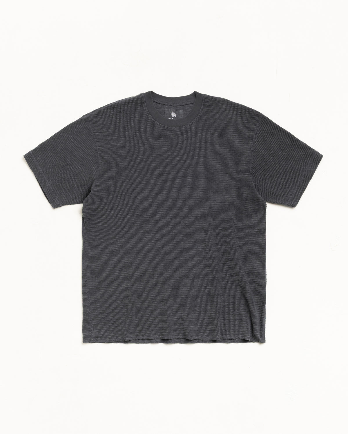 Pigment Dyed Ss Thermal – Faded Black | Tops & Knits | Stüssy Japan