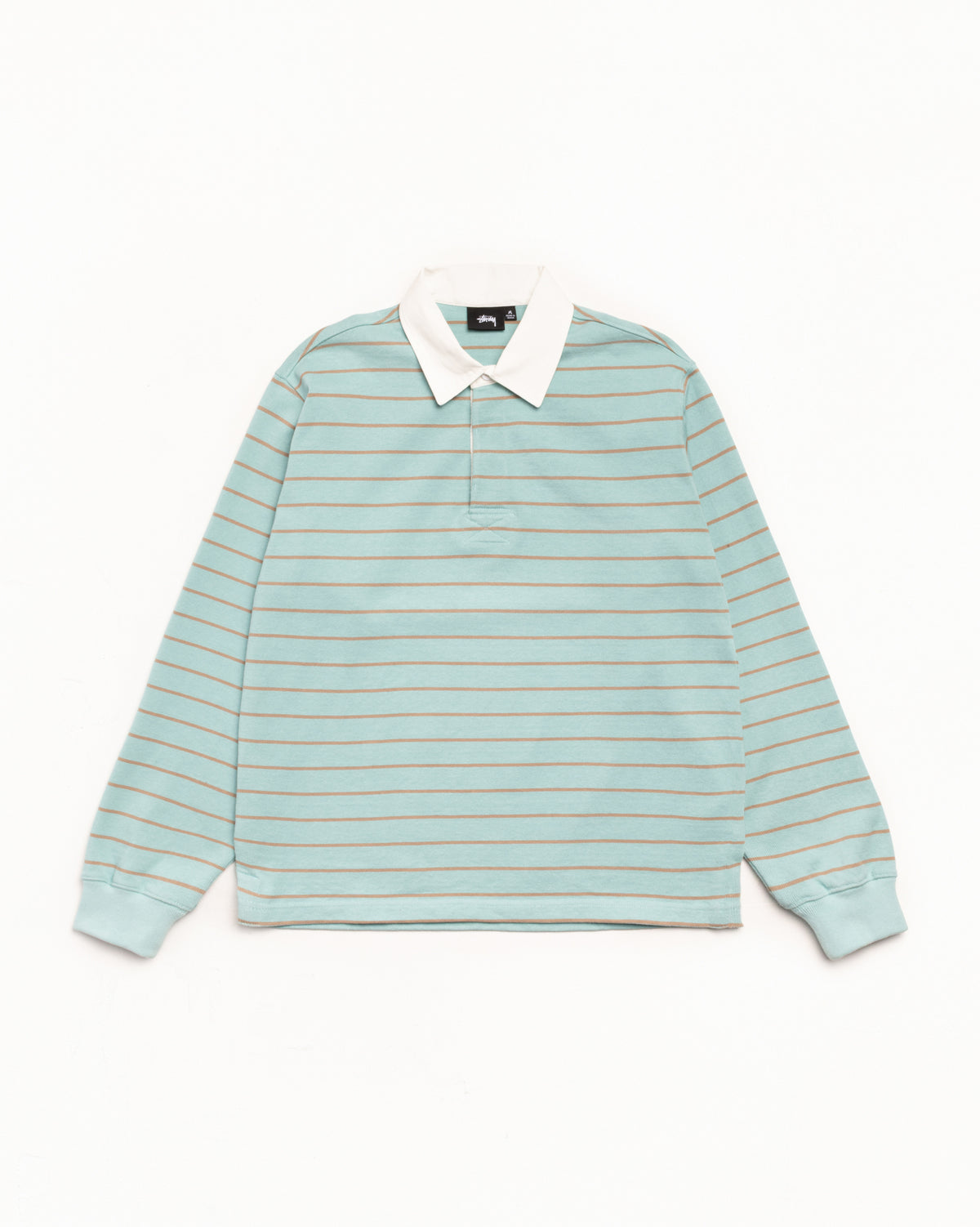 Striped Rugby Shirt – Blue | Tops & Knits | Stüssy Japan