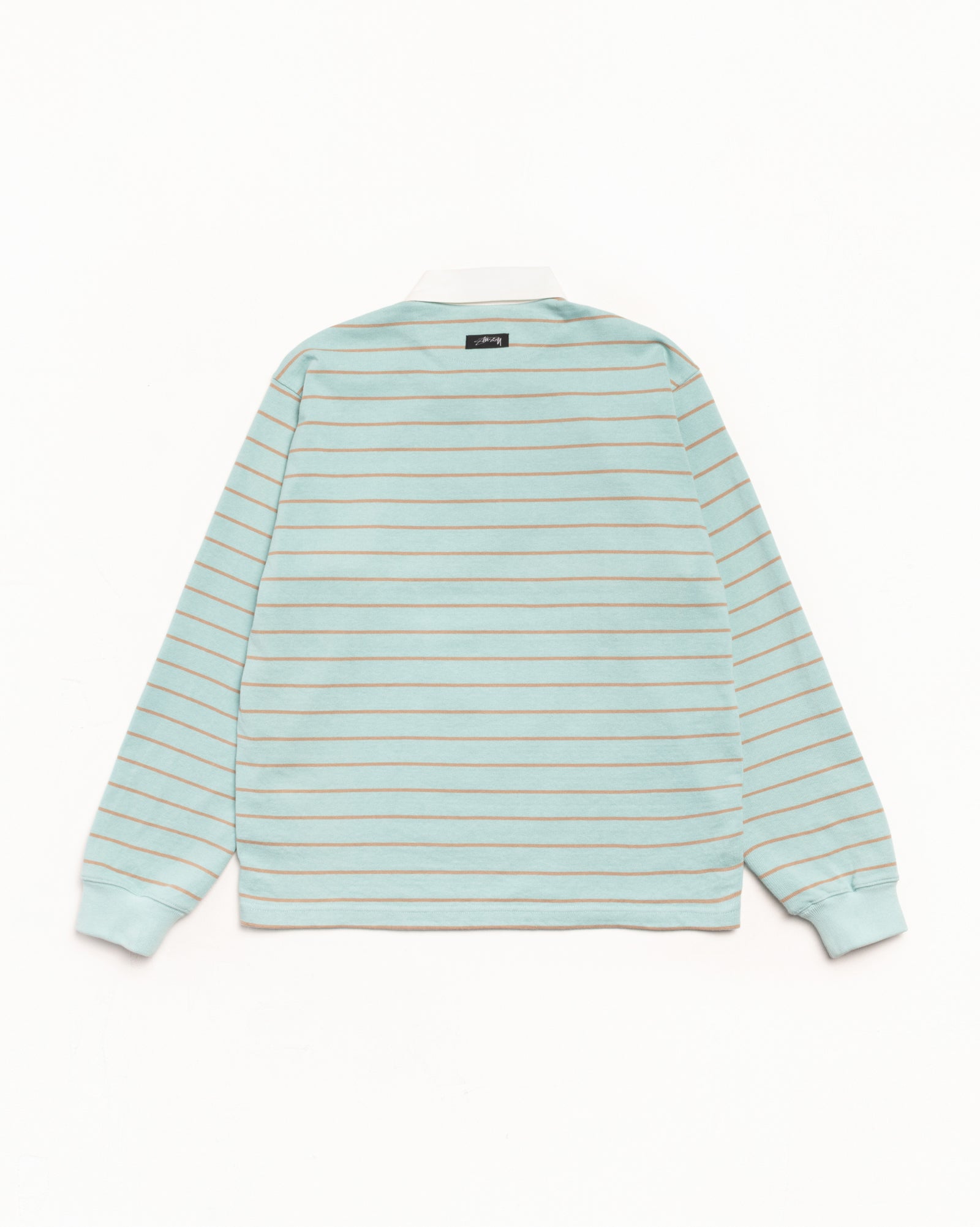 Striped Rugby Shirt – Blue | Tops & Knits | Stüssy Japan
