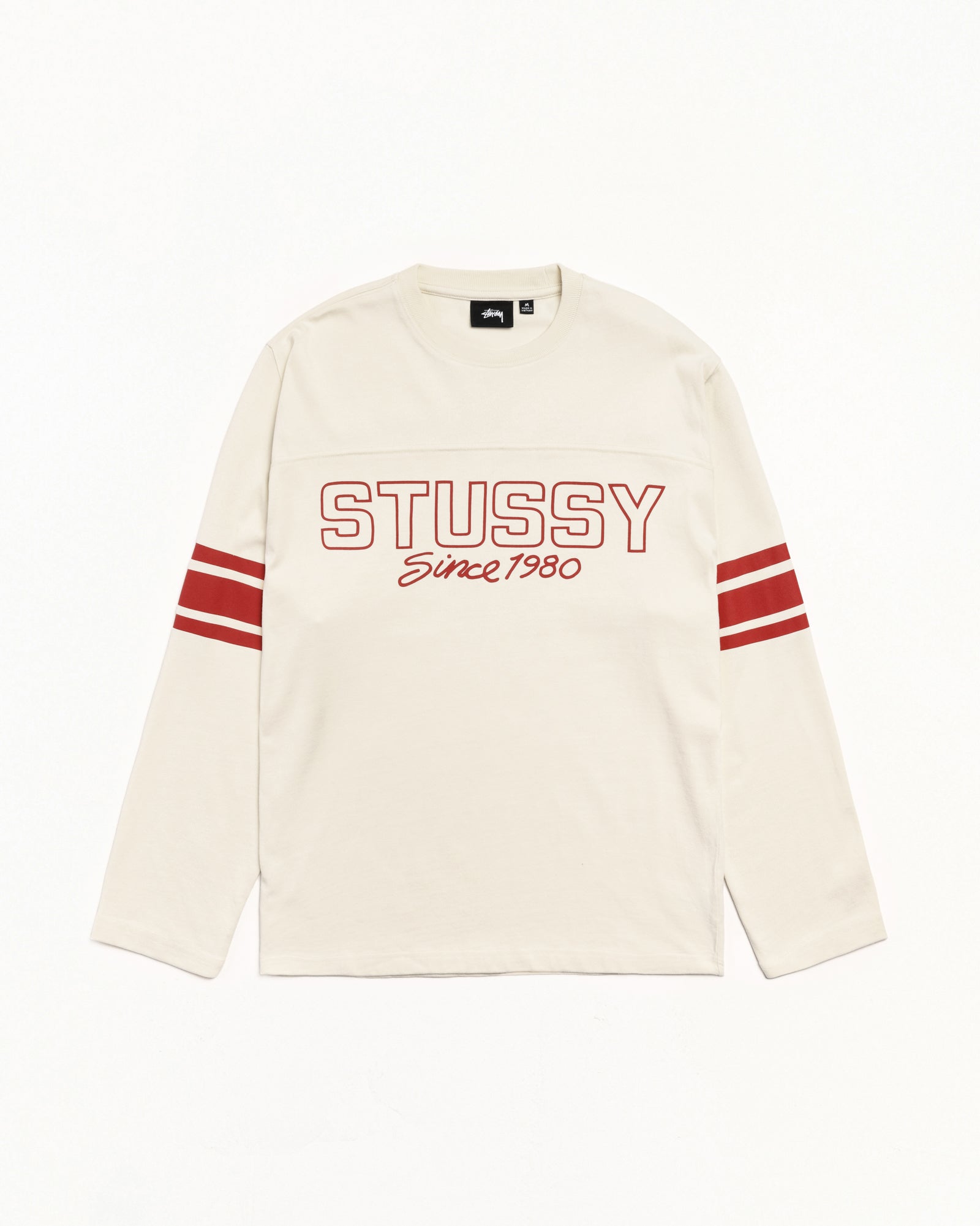 Football Crew Mens Long Sleeve In Bone