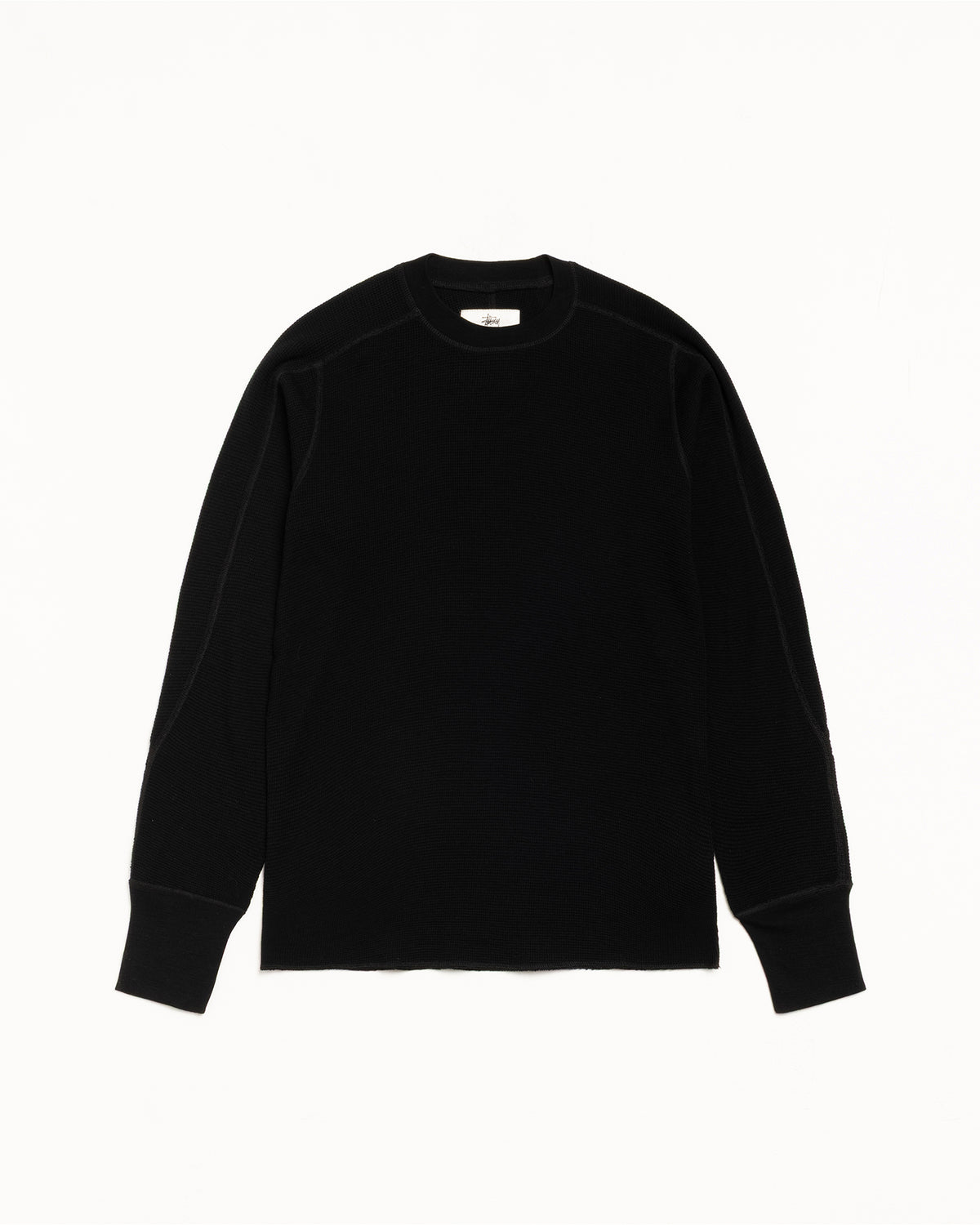 Wool LS Thermal – Black | Tops & Knits | Stüssy Japan
