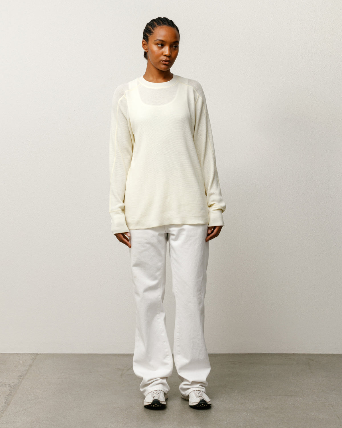 Wool LS Thermal – Ecru | Tops & Knits | Stüssy Japan