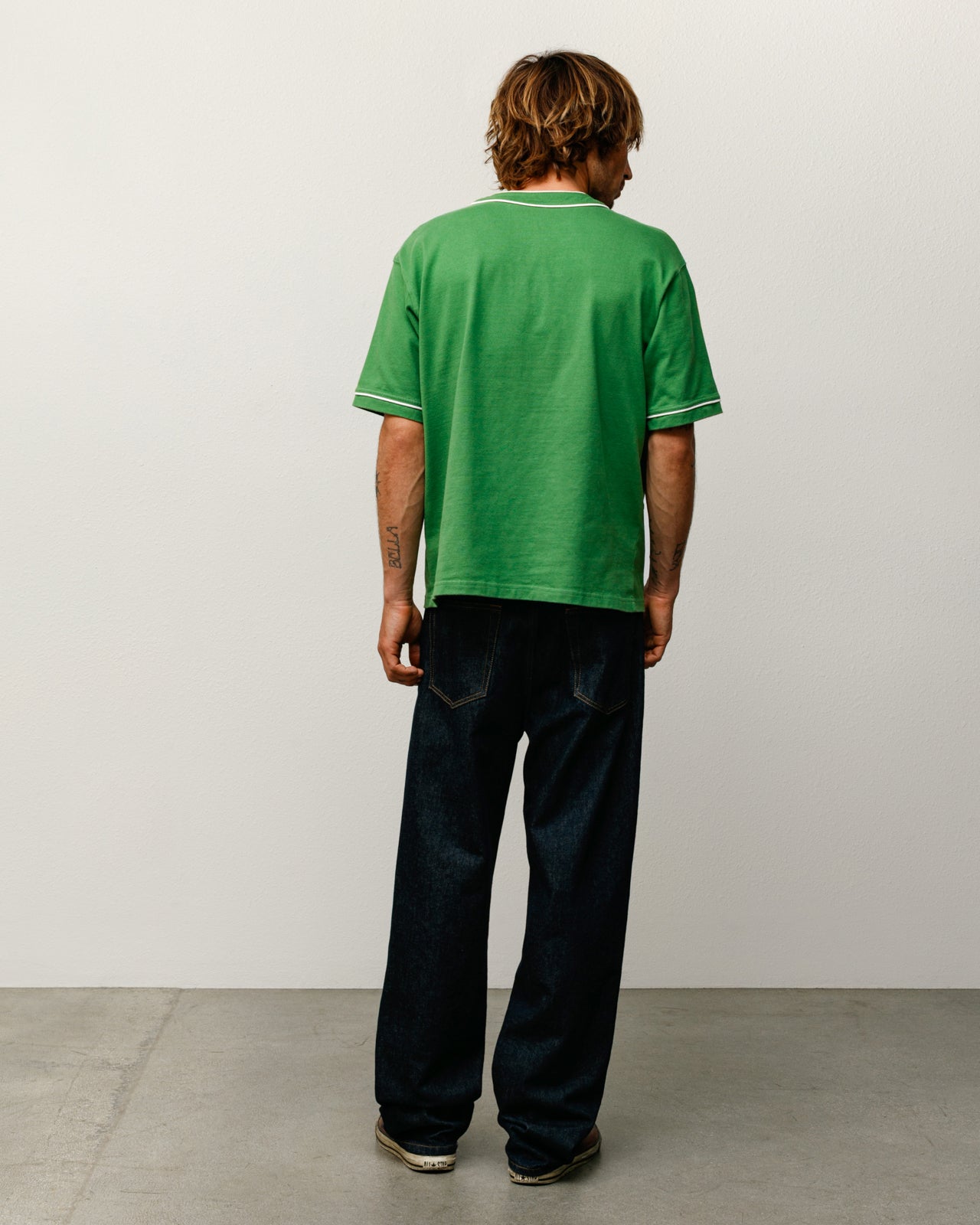 Arch Baseball Jersey – Green | Tops & Shirts | Stüssy Japan
