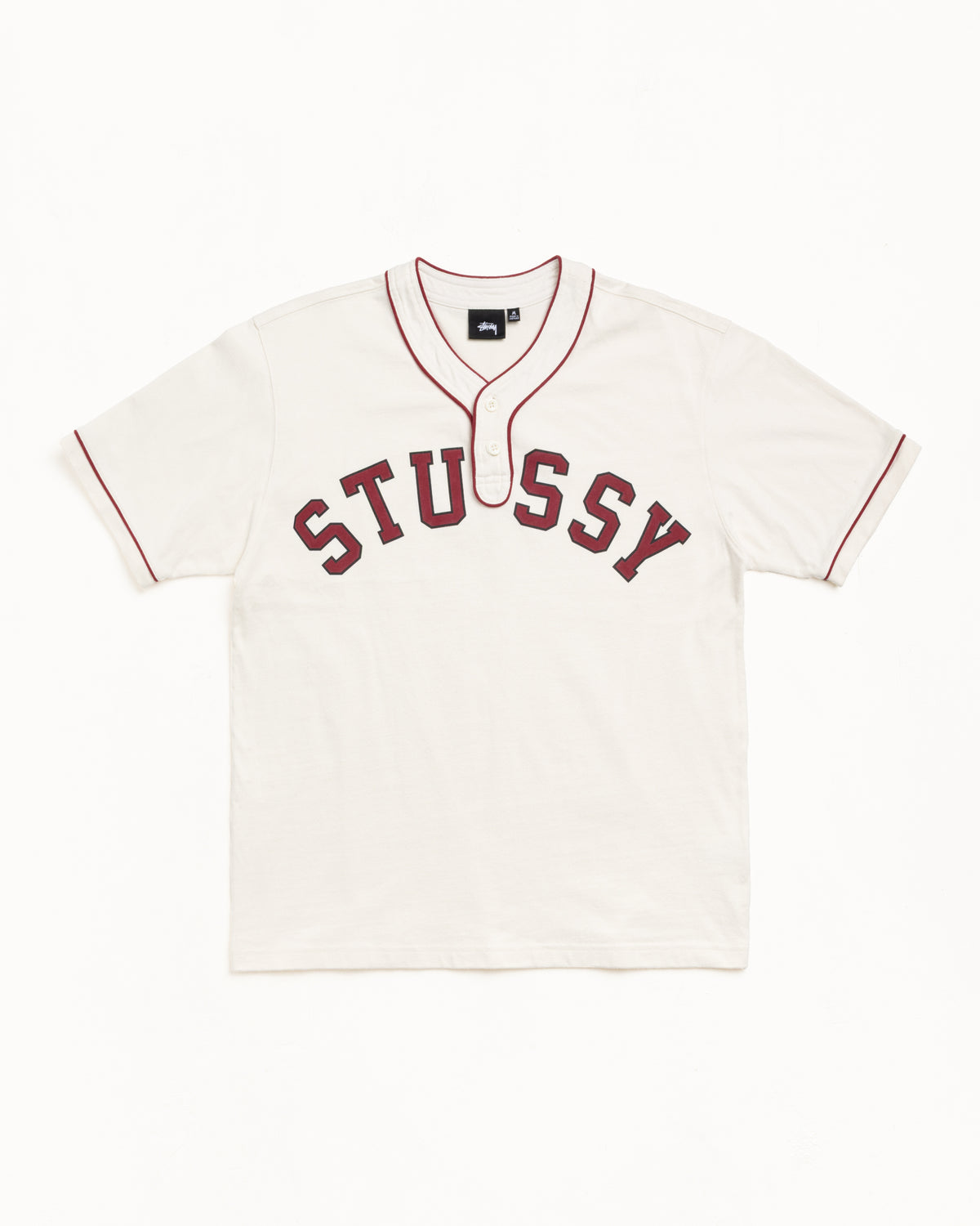 Arch Baseball Jersey – Natural | Tops & Shirts | Stüssy Japan