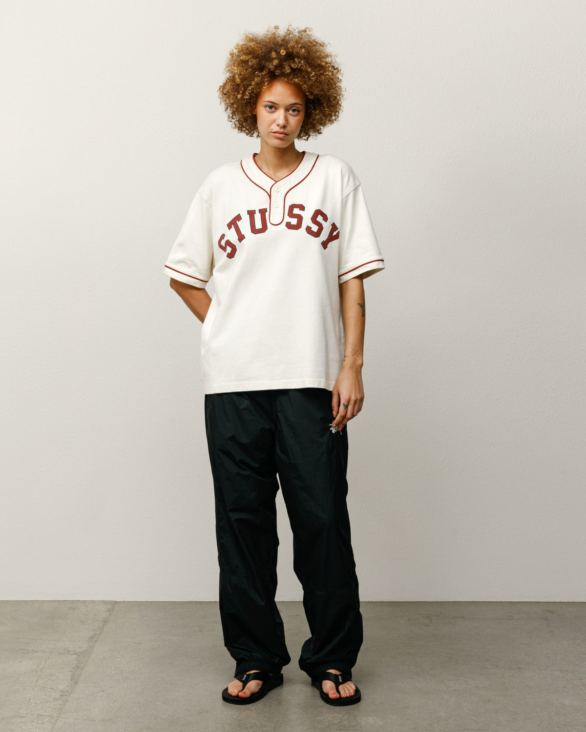 Arch Baseball Jersey – Natural | Tops & Shirts | Stüssy Japan