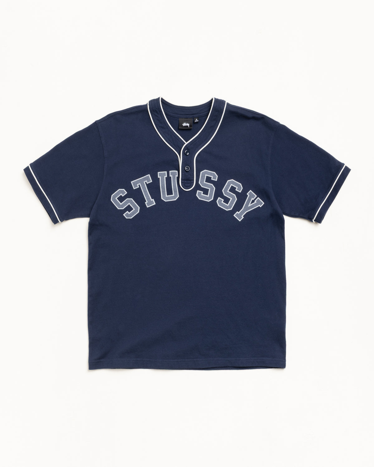 Arch Baseball Jersey – Navy | Tops & Shirts | Stüssy Japan