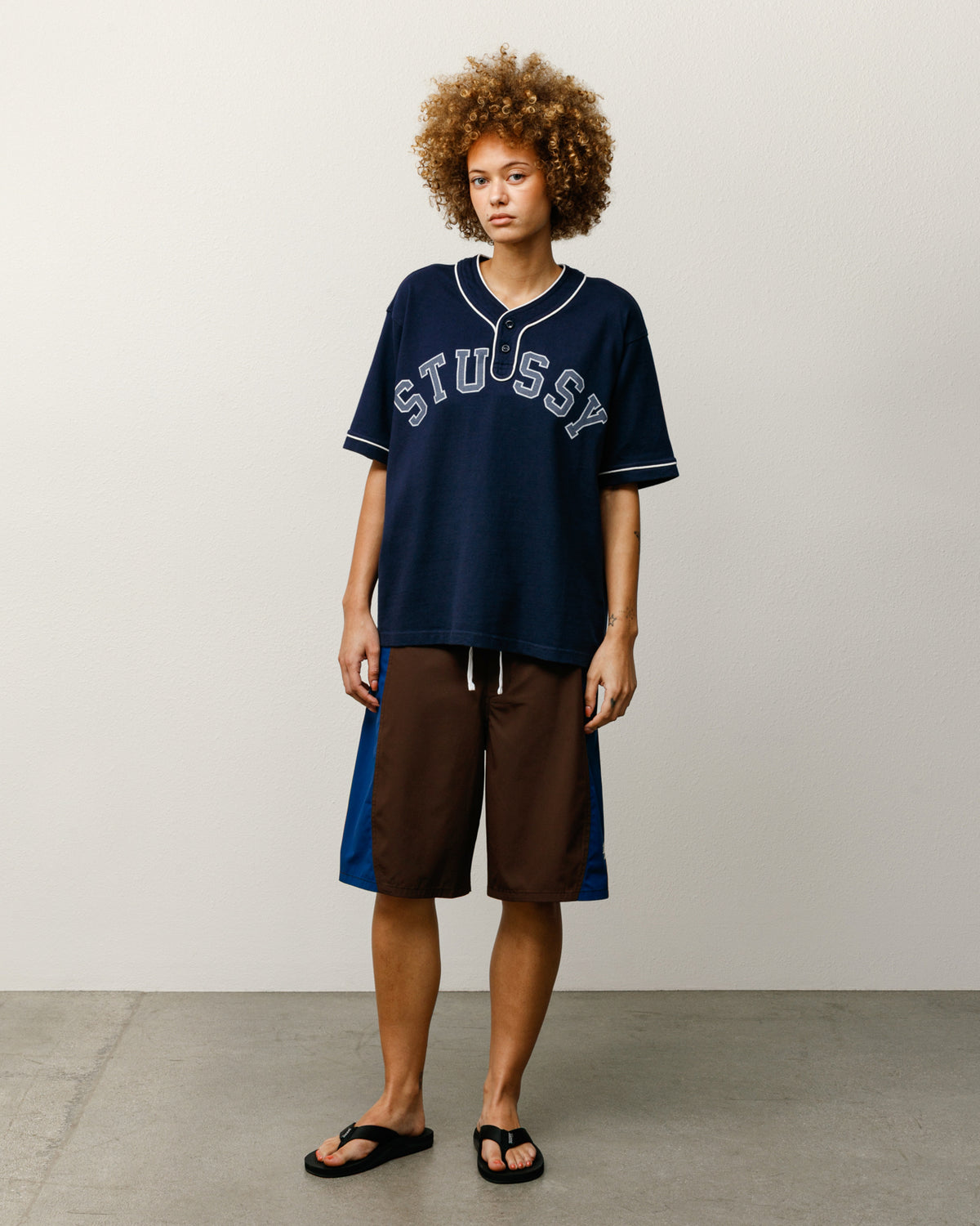 Arch Baseball Jersey – Navy | Tops & Shirts | Stüssy Japan
