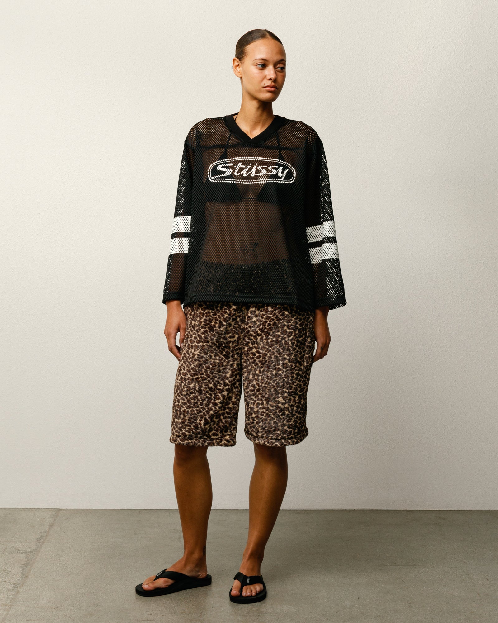 Trucker Team Jersey Mens Short Sleeve In Black