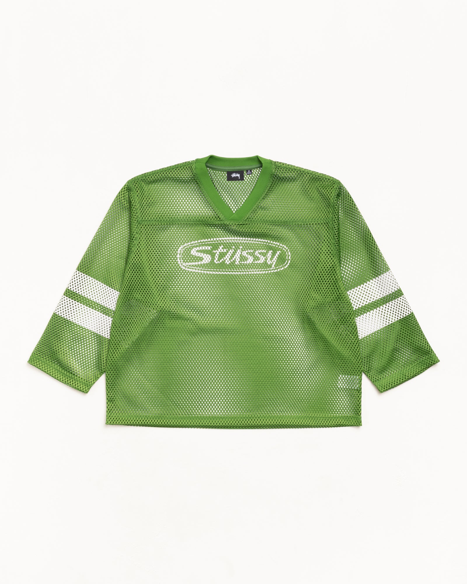 stussy MESH FOOTBALL JERSEY green tシャツ Stüssy: Men's Sport Mesh Football Jersey (Green) | DSMNY E-SHOP