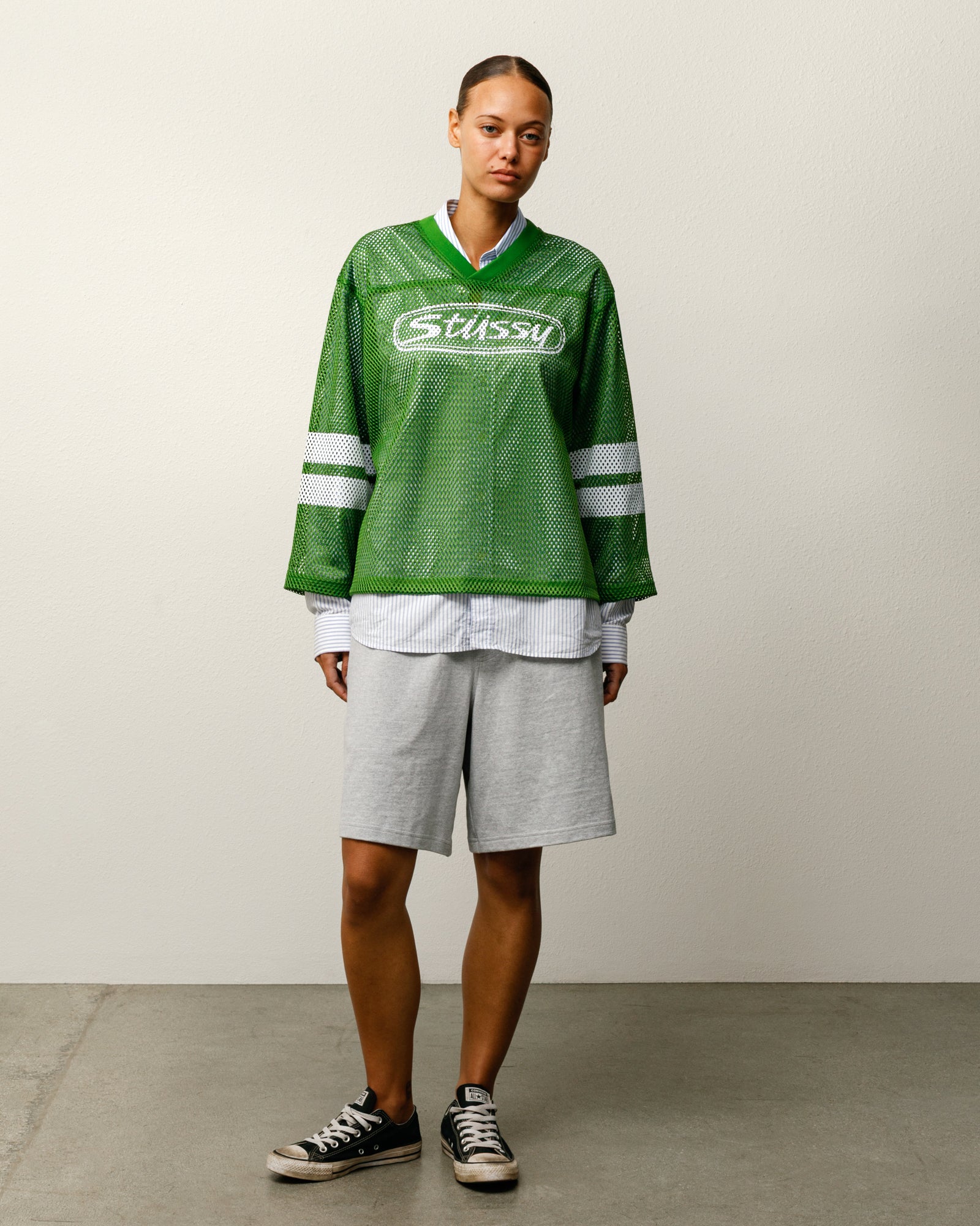 Trucker Team Jersey – Green | Tops & Shirts | Stüssy Japan