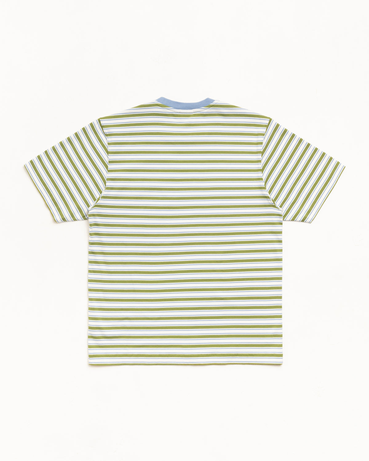 Beach Stripe Tee – Moss | Tops & Knits | Stüssy Japan