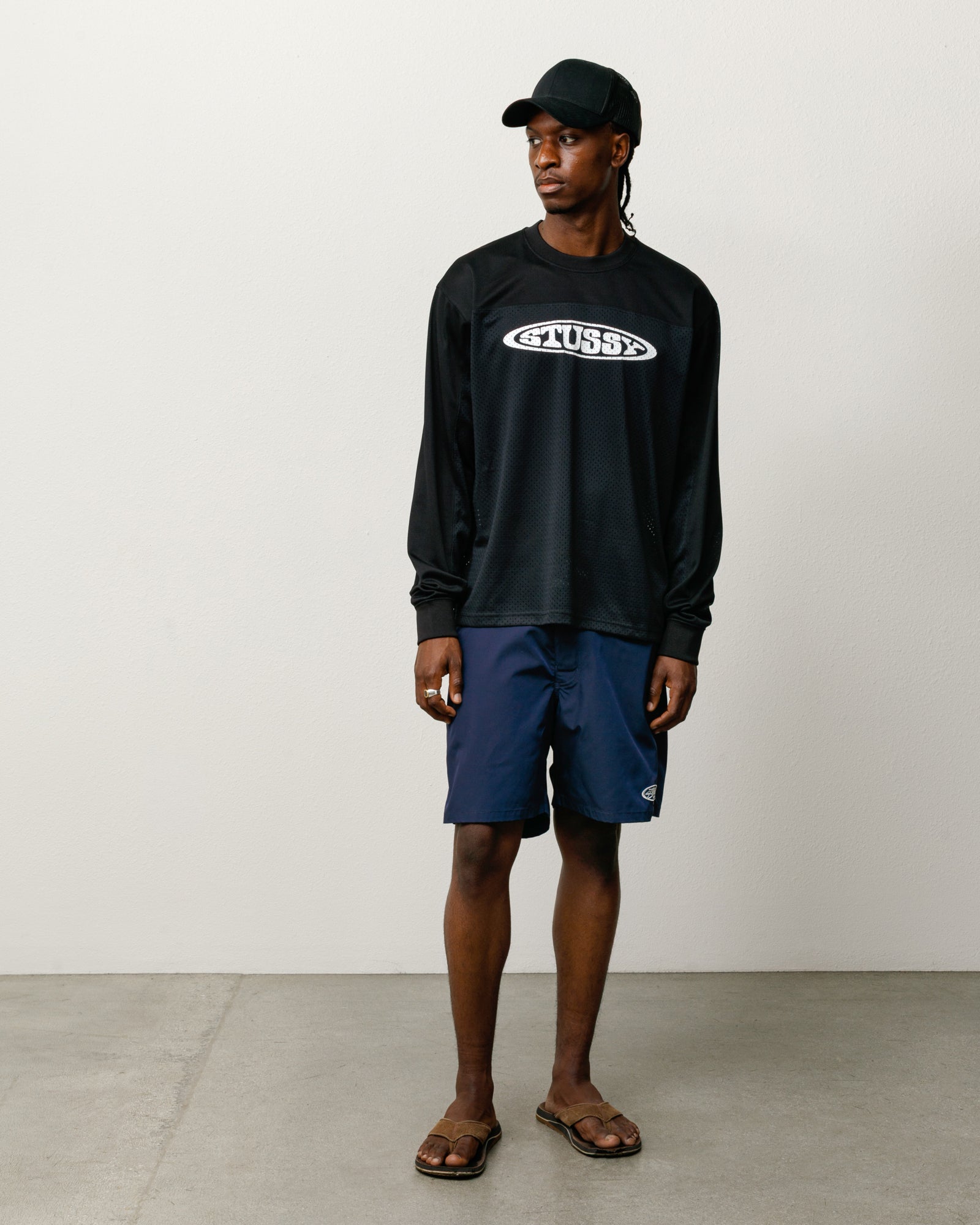 Terrain Jersey Unisex Long Sleeve In Black