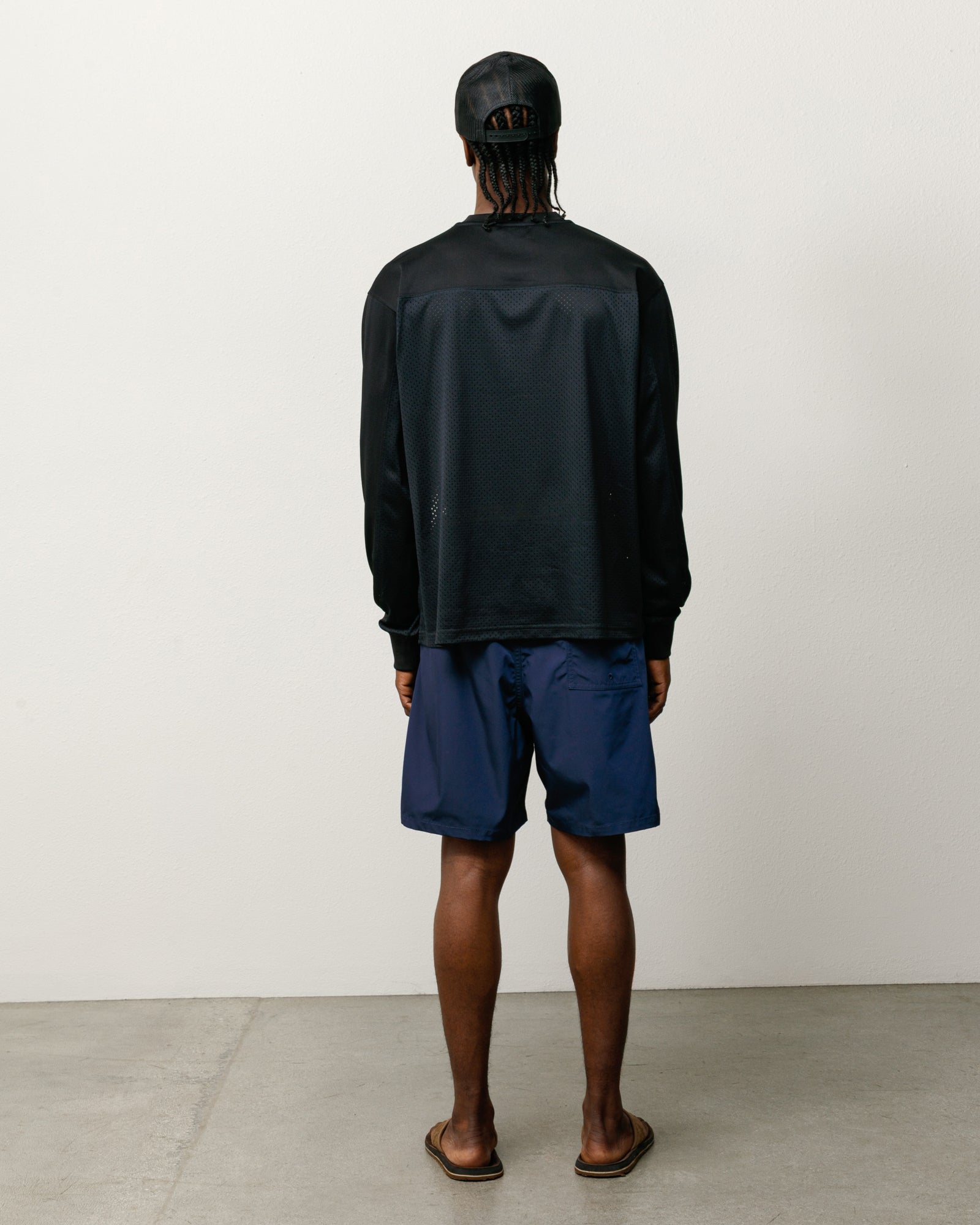 Terrain Jersey Unisex Long Sleeve In Black