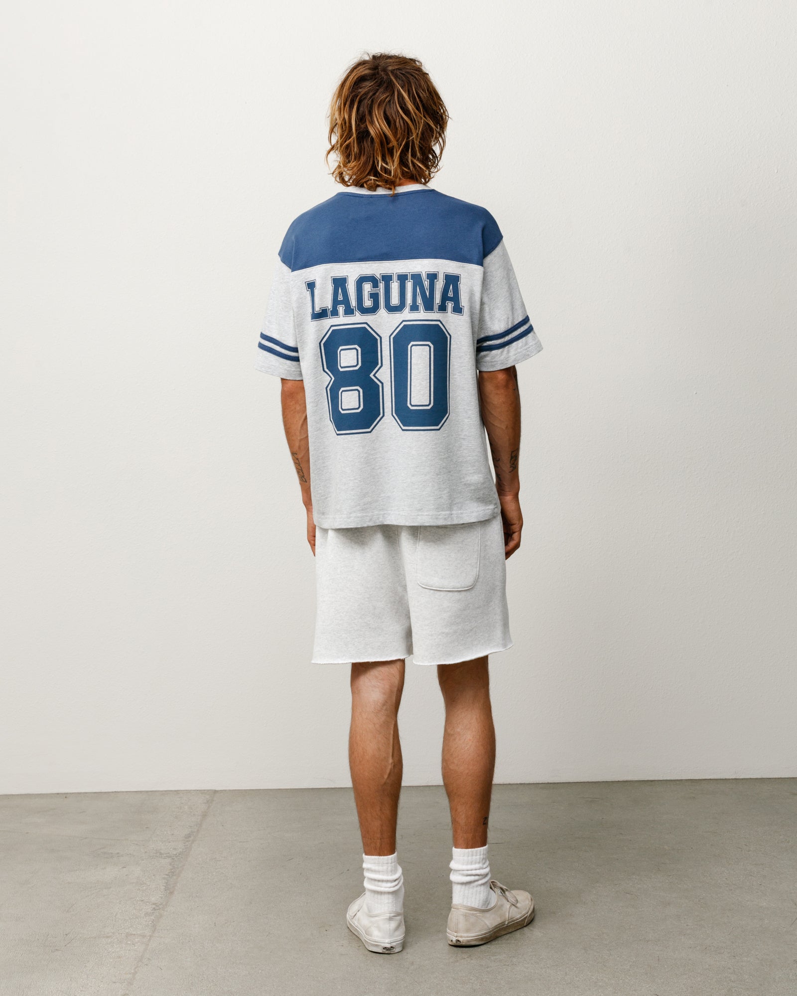 Laguna Short Sleeve Unisex Short Sleeve In Blue
