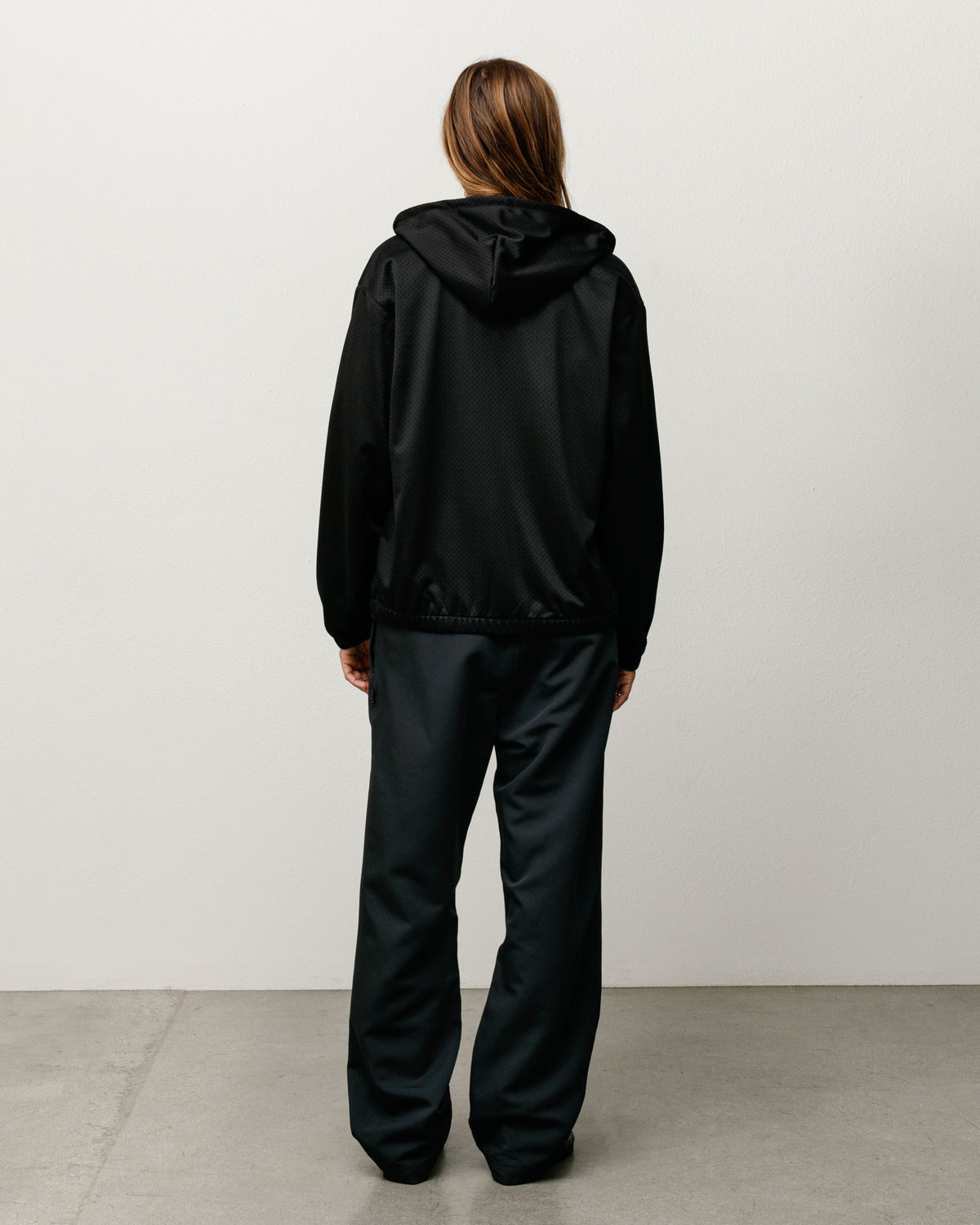 Athletic Mesh Zip Hoodie – Black | Tops & Knits | Stüssy Japan