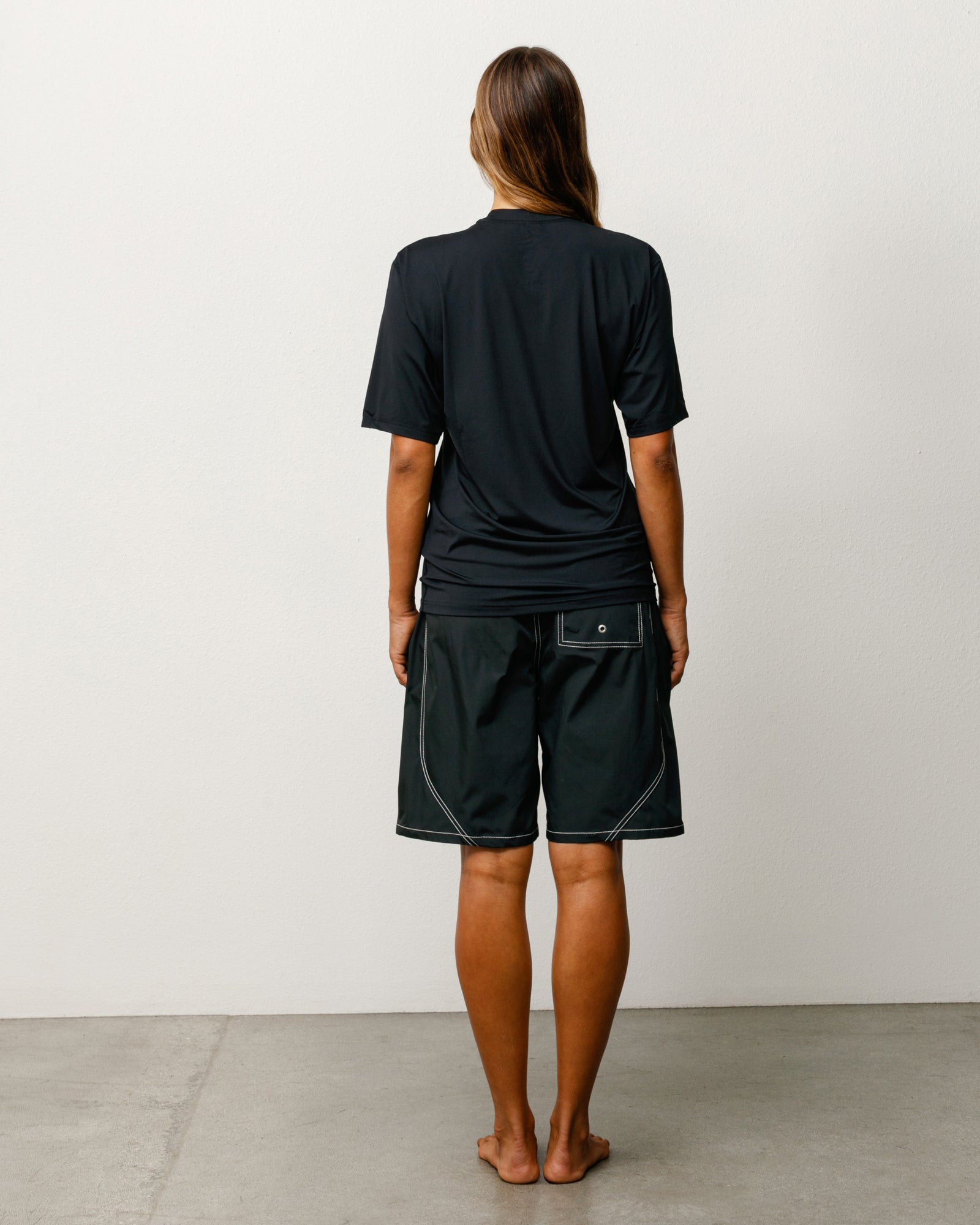 Ss Rash Guard – Black | Tops & Shirts | Stüssy Japan