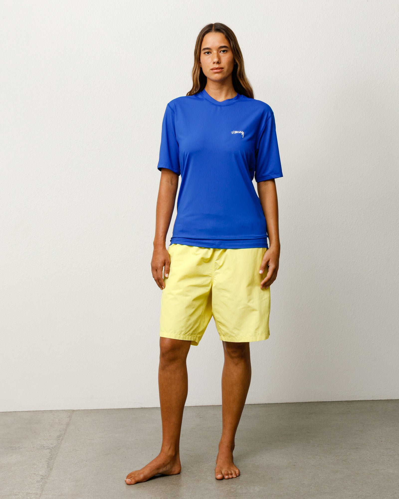 Ss Rash Guard – Blue | Tops & Shirts | Stüssy Japan
