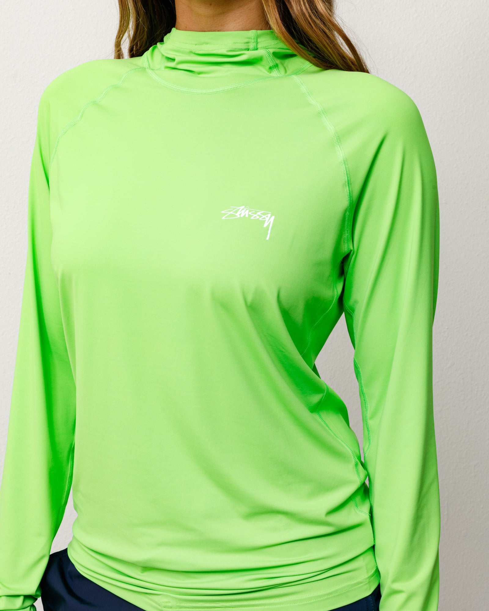 Hooded Rash Guard – Lime | Tops & Shirts | Stüssy Japan
