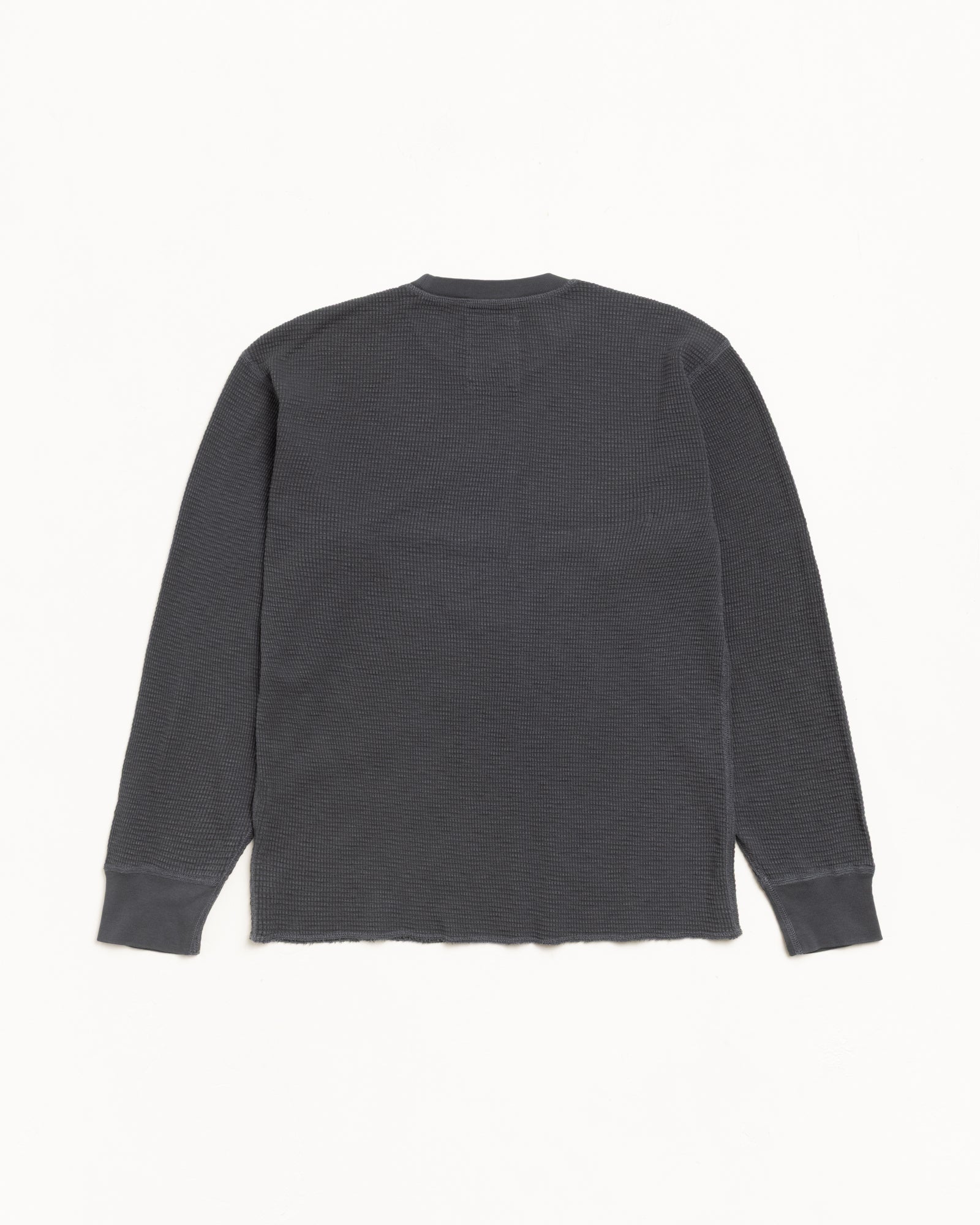 Pigment Dyed LS Thermal – Faded Black | Tops & Knits | Stüssy Japan