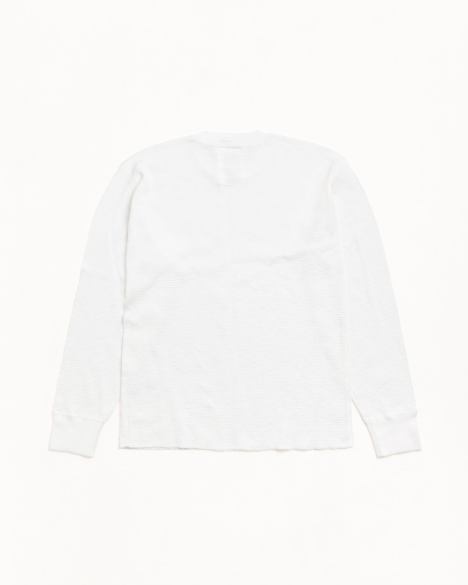 Pigment Dyed LS Thermal – White | Tops & Knits | Stüssy Japan