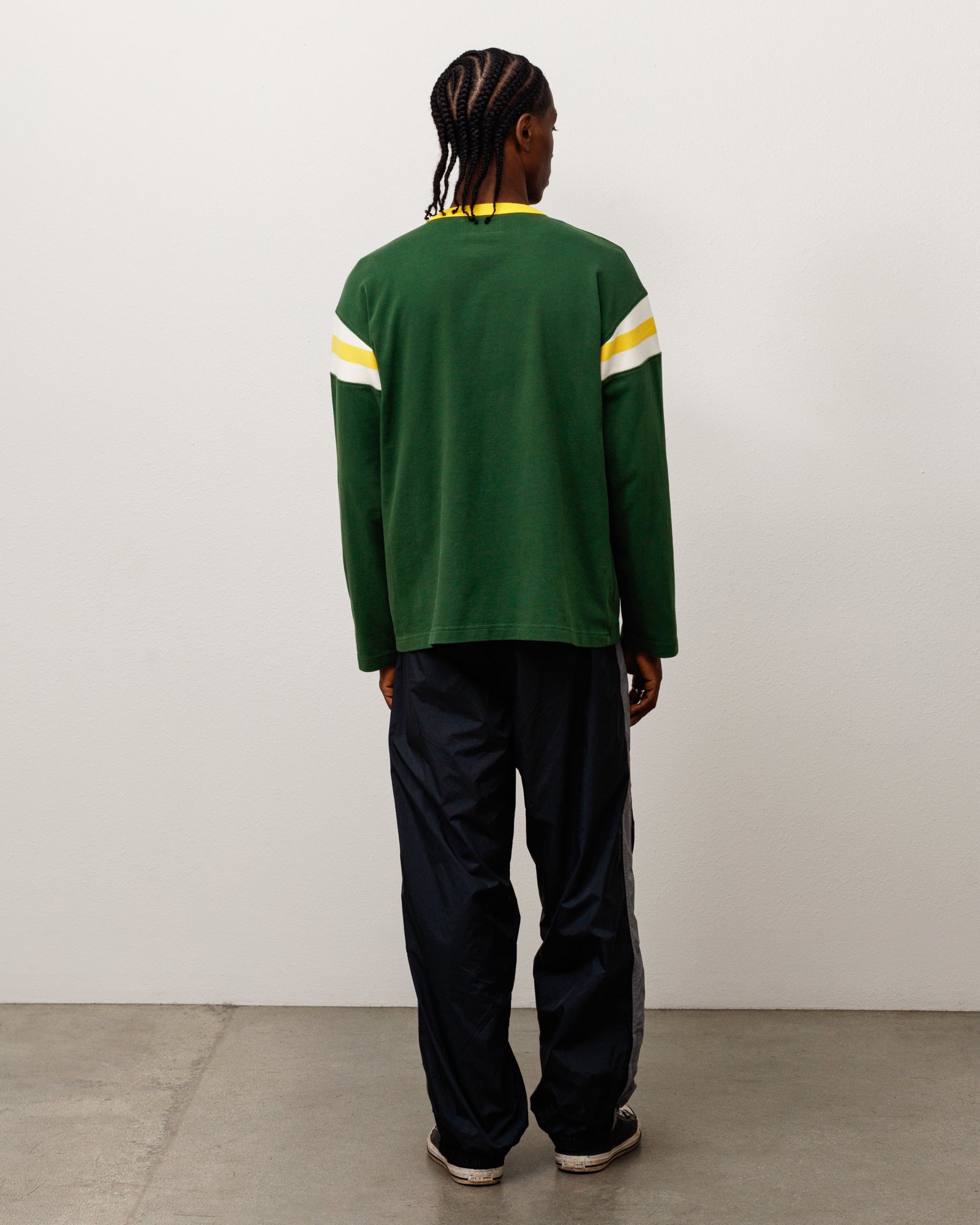 LS Ringer Tee - Green | Tops & Shirts | Stüssy Japan