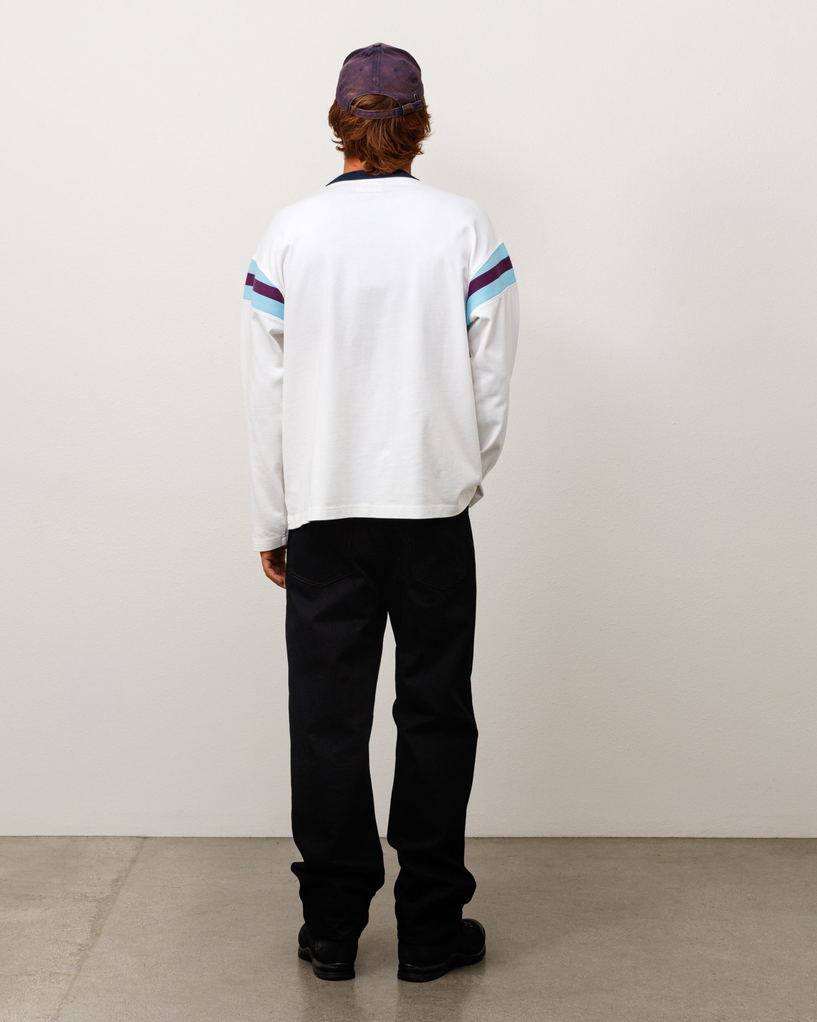 LS Ringer Tee - White | Tops & Shirts | Stüssy Japan