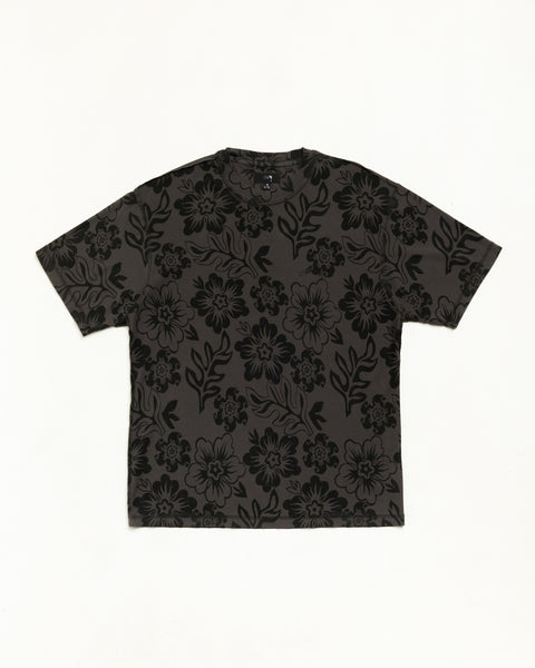 Lazy Floral Tee ティー in ヴィンテージブラック