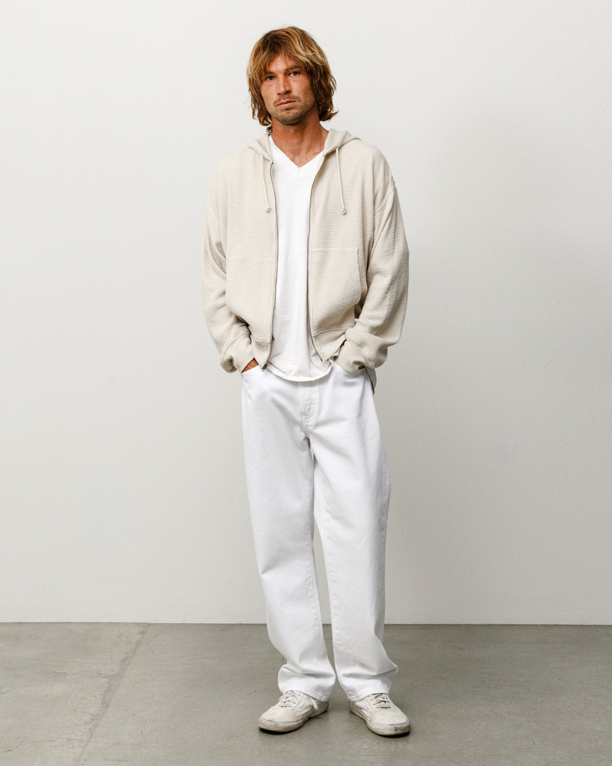 Lightweight Thermal Hoodie – Bone | Tops & Knits | Stüssy Japan