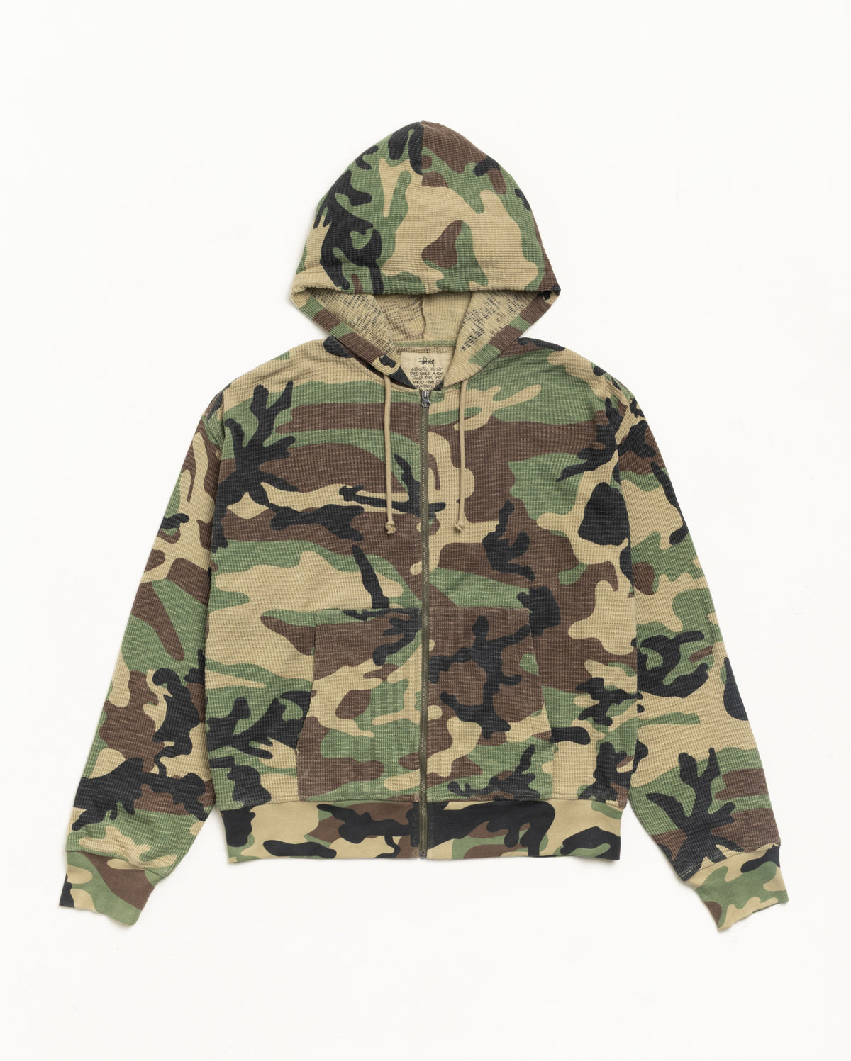 Lightweight Thermal Hoodie – Camo | Tops & Knits | Stüssy Japan