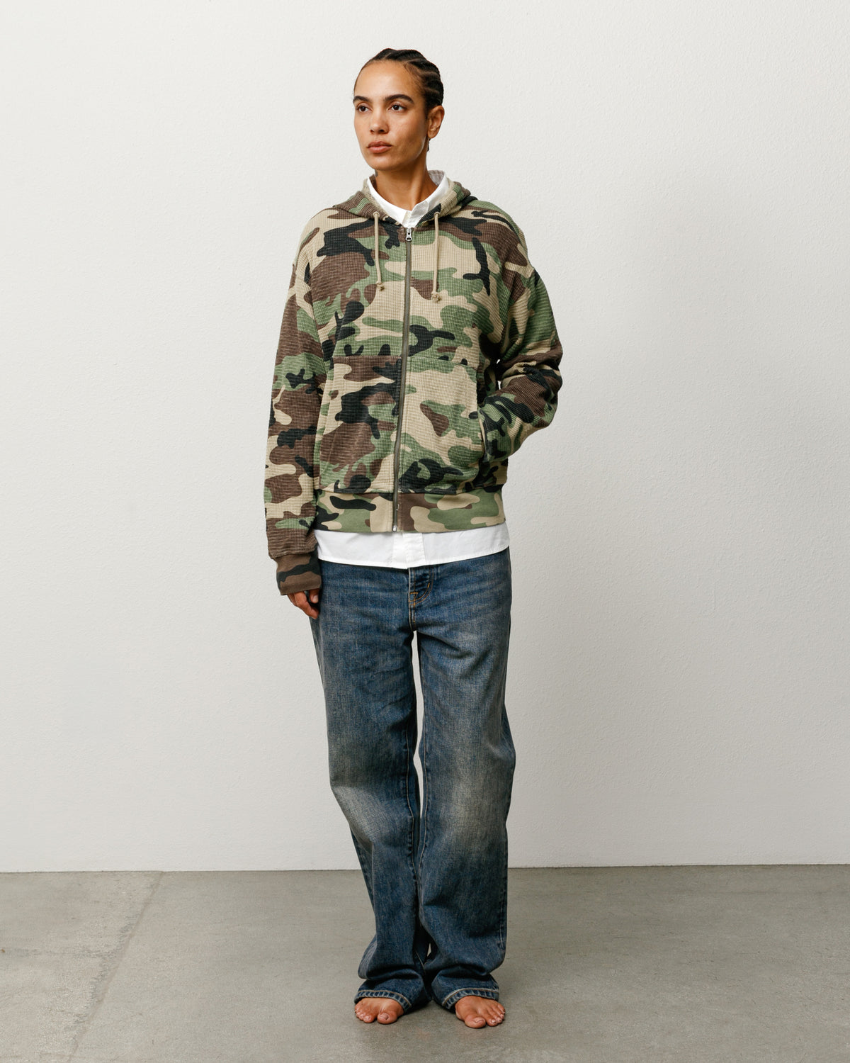 Lightweight Thermal Hoodie – Camo | Tops & Knits | Stüssy Japan