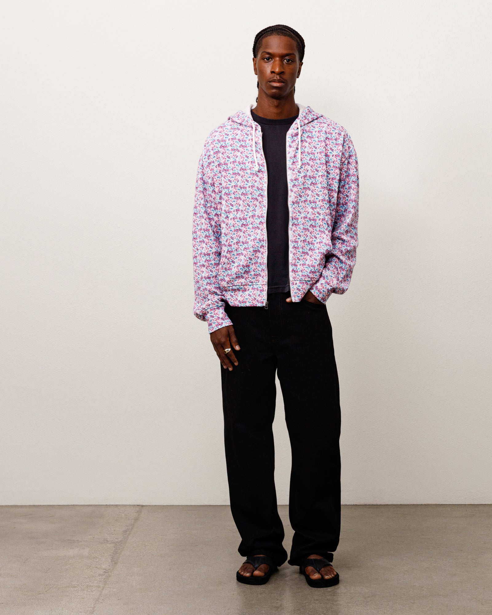 Lightweight Thermal Hoodie - Floral | Tops & Knits | Stüssy Japan