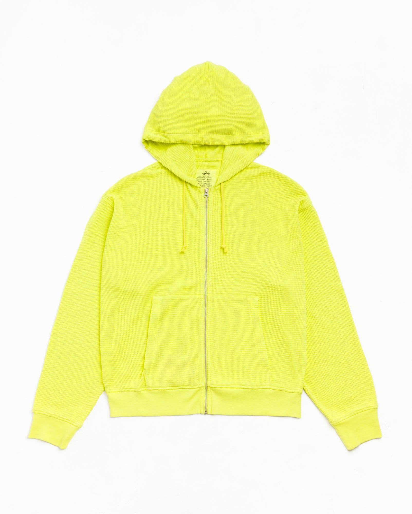 Lightweight Thermal Hoodie - Lime | Tops & Knits | Stüssy Japan