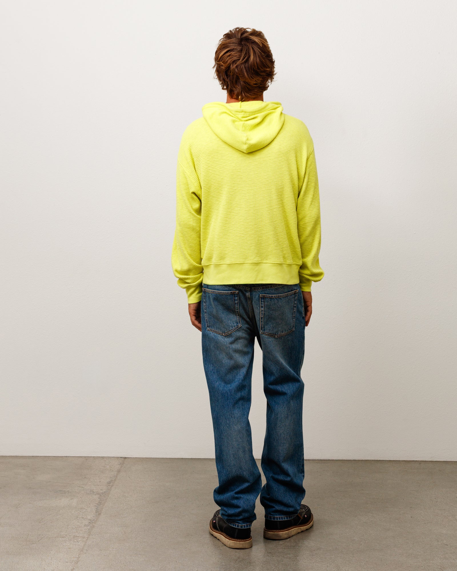 Lightweight Thermal Hoodie - Lime | Tops & Knits | Stüssy Japan