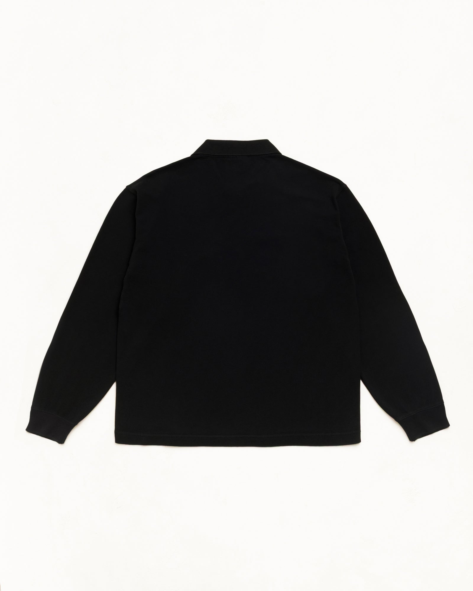 Classic Pique LS Polo - Black | Tops & Knits | Stüssy Japan