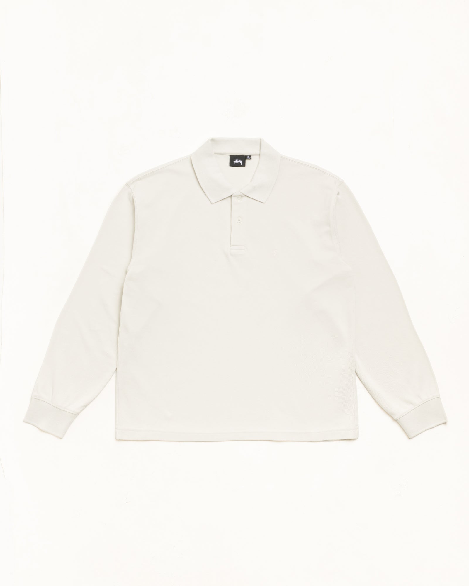 Classic Pique LS Polo - Bone | Tops & Knits | Stüssy Japan