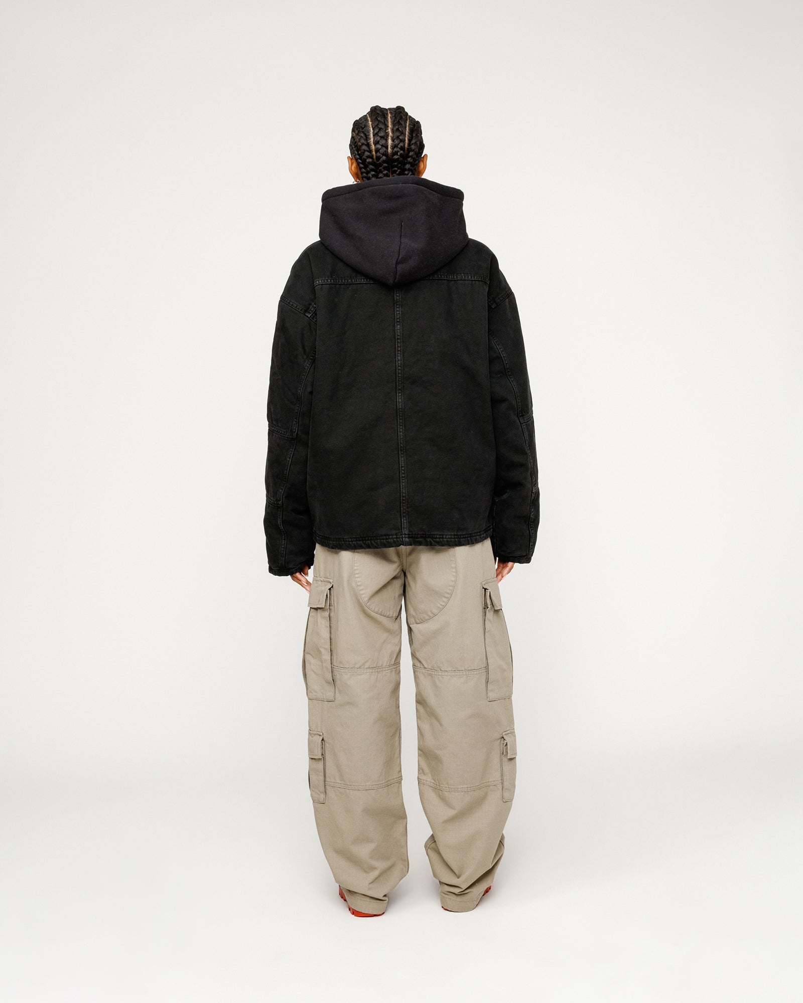 Shop Jacket Washed Canvas in black – Stüssy Japan