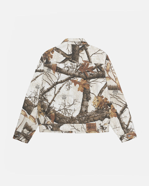 stussy realtree edge zip work jacket