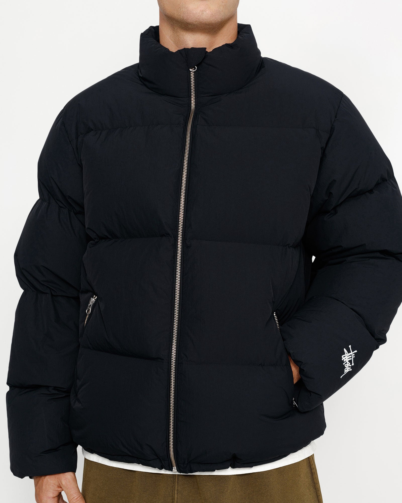 Down Puffer Nylon in black – Stüssy Japan