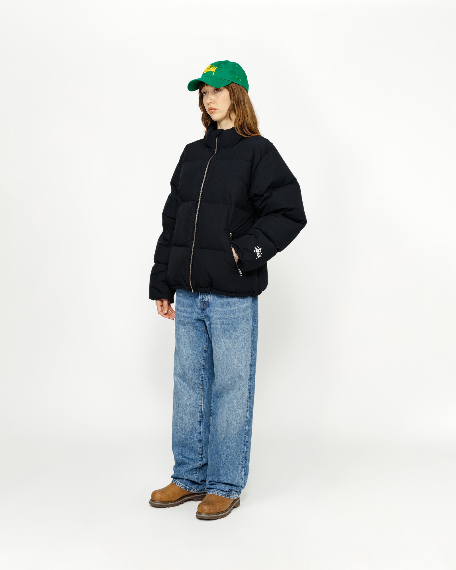 Down Puffer Nylon in black – Stüssy Japan