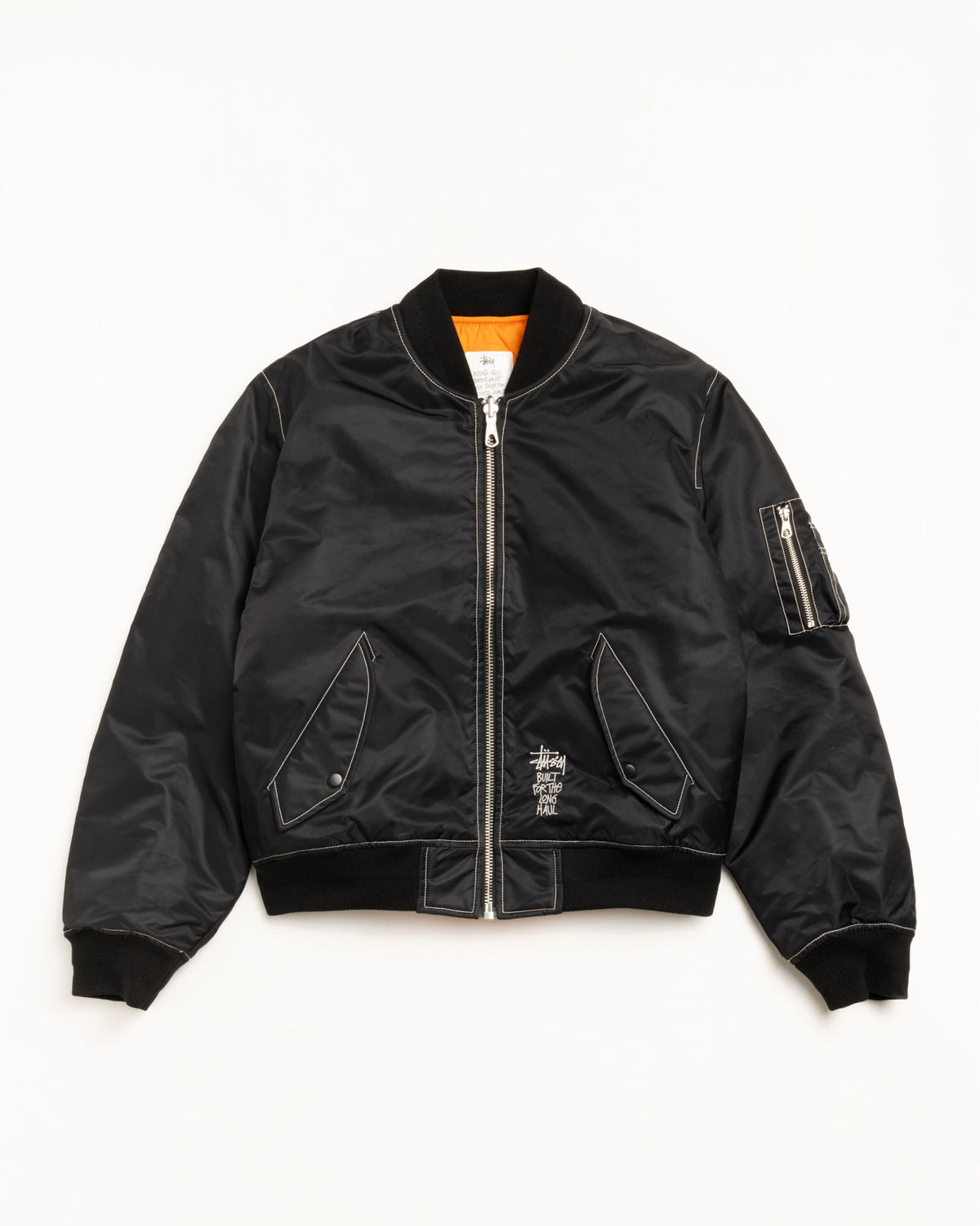 2600 ステューシースピワック 凄かっ フライトジャケット 元stussy 