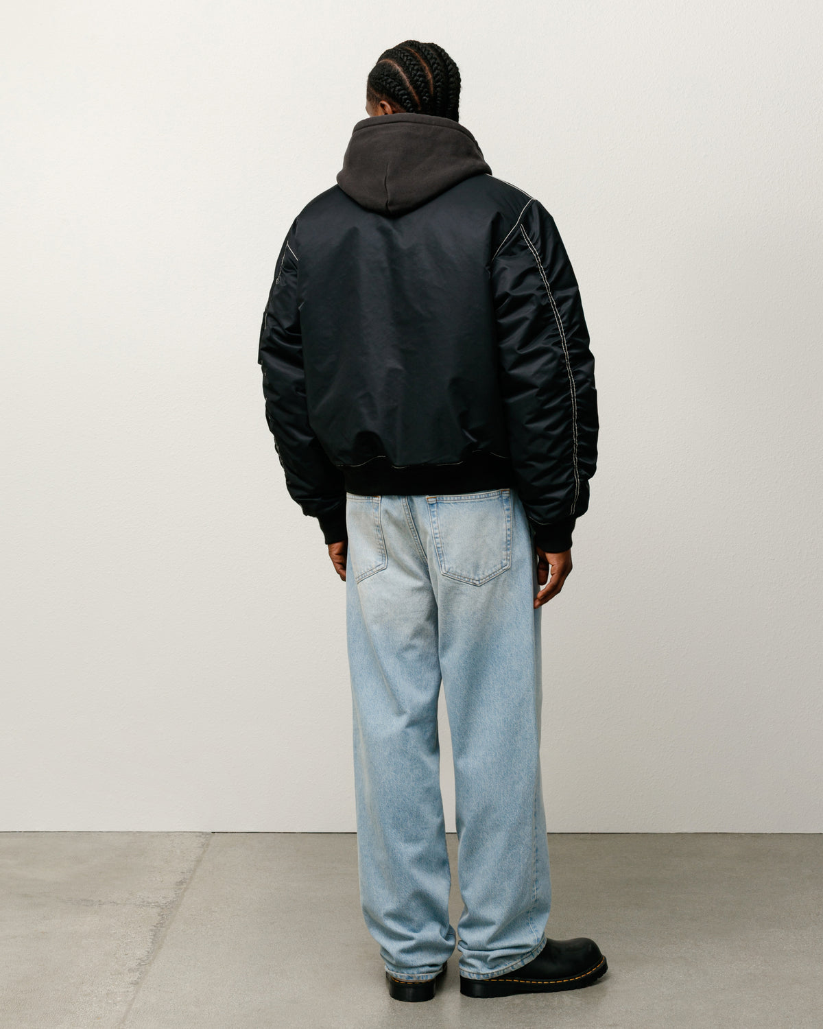 Built Reversible Bomber Jacket – Black | Outerwear | Stüssy Japan
