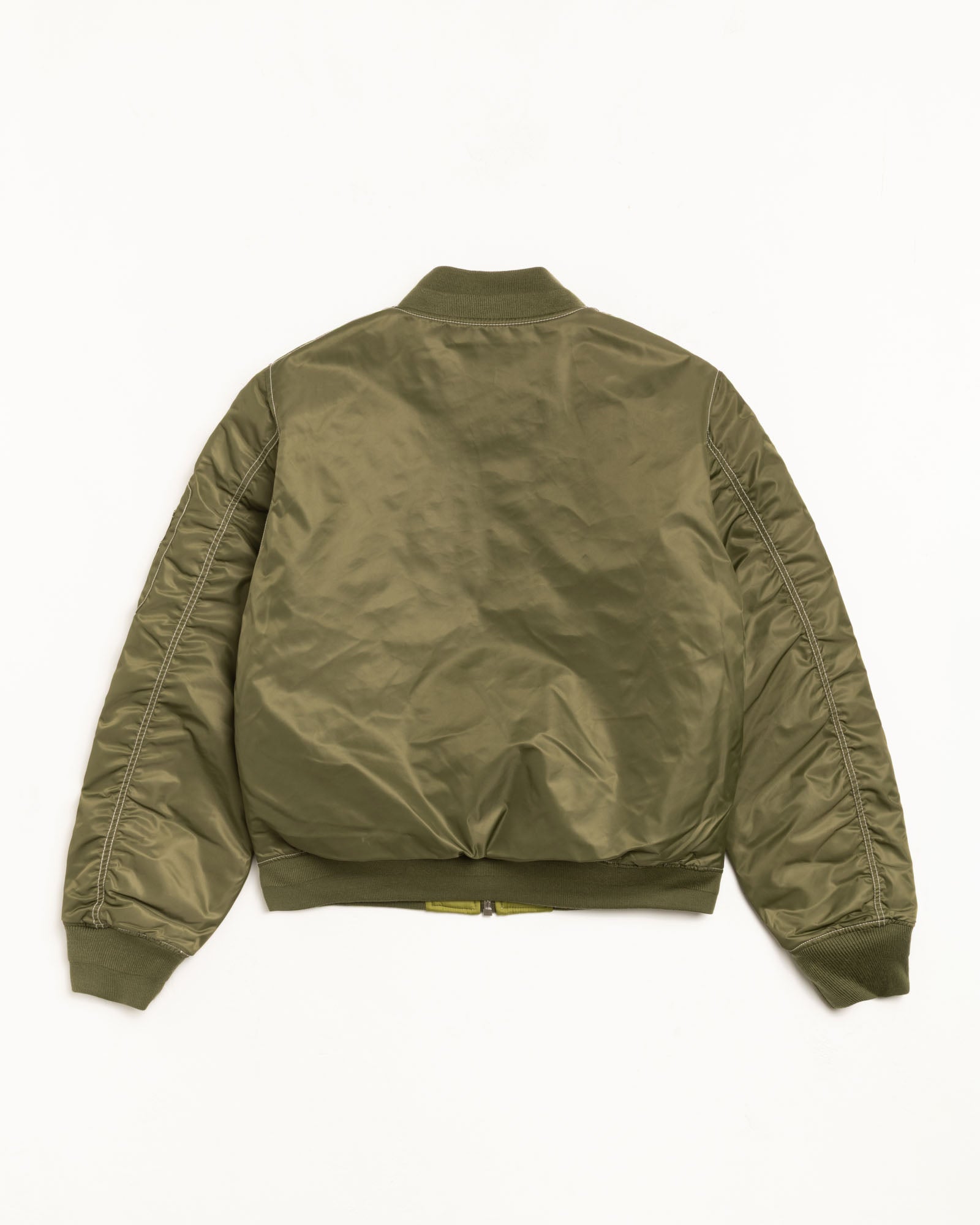 Built Reversible Bomber Jacket – Olive | Outerwear | Stüssy Japan