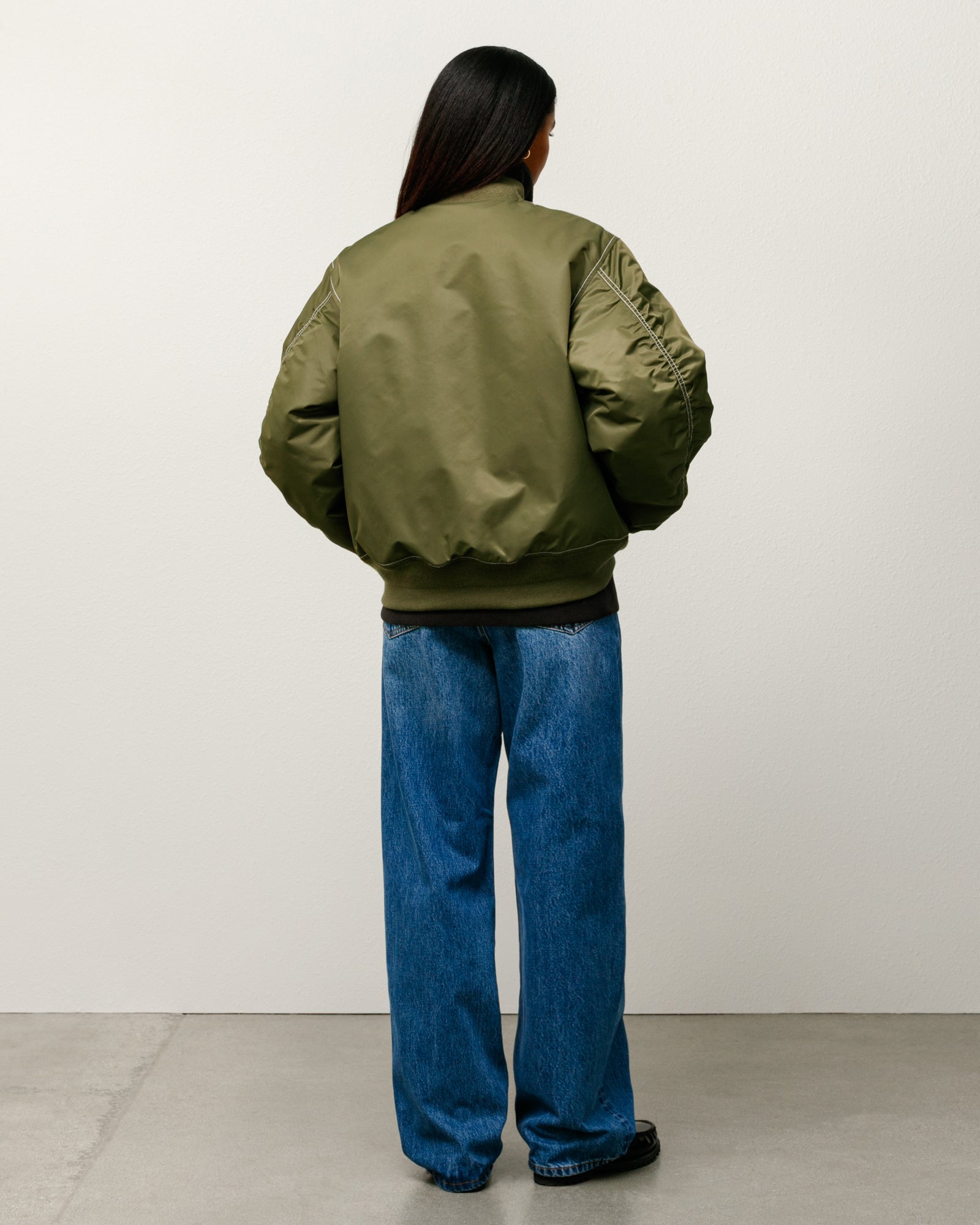 Built Reversible Bomber Jacket – Olive | Outerwear | Stüssy Japan