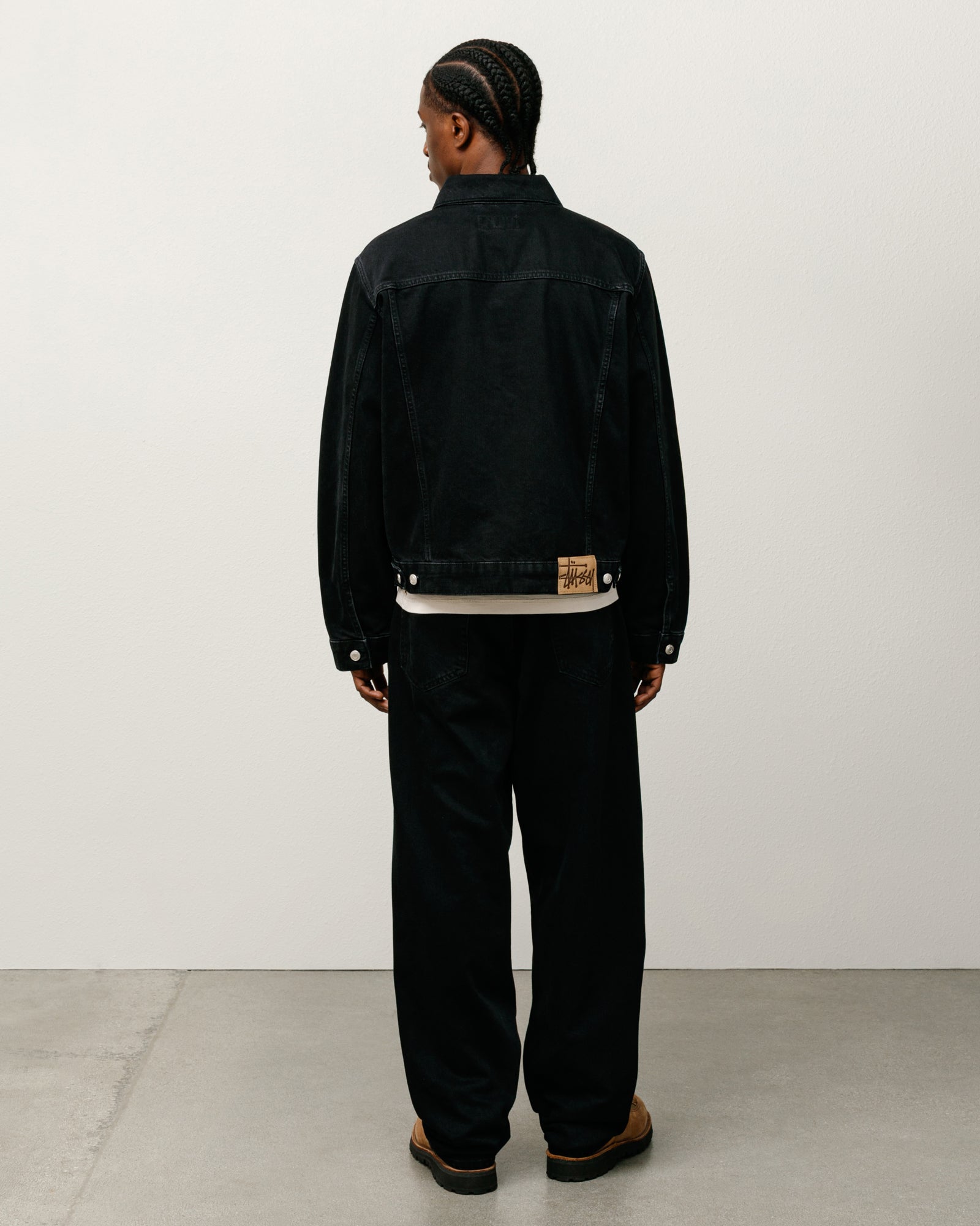Trucker Jacket Denim – Black | Outerwear | Stüssy Japan