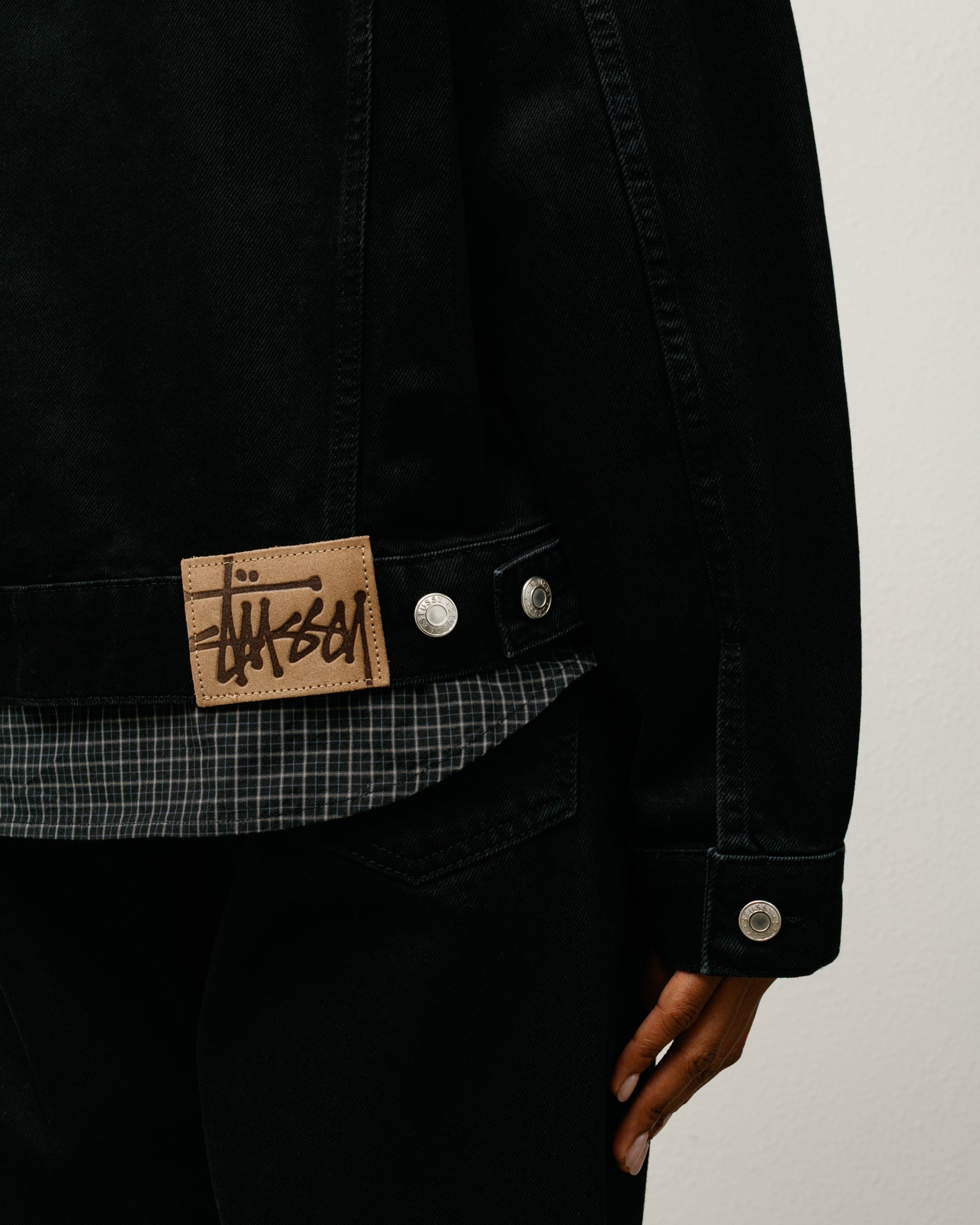 Trucker Jacket Denim – Black | Outerwear | Stüssy Japan